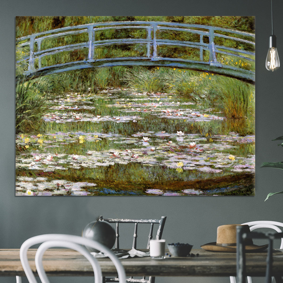 Le Pont Japonais by Monet Canvas Print or Poster - Canvas Art Rocks - 3