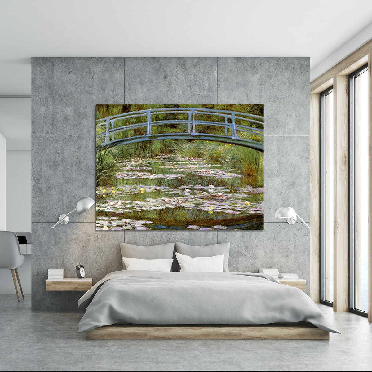 Le Pont Japonais by Monet Canvas Print or Poster - Canvas Art Rocks - 5