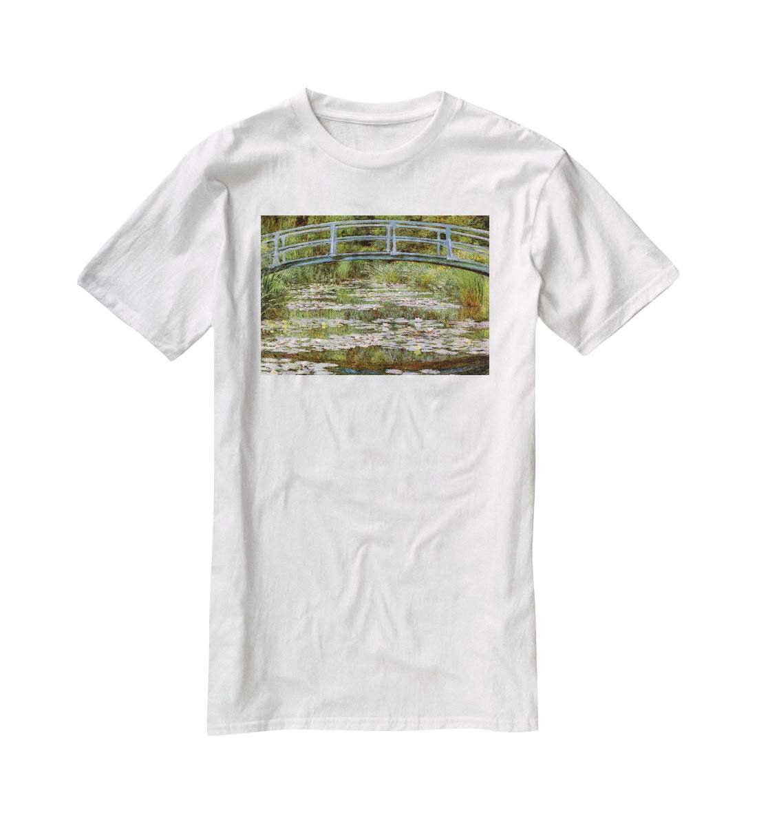 Le Pont Japonais by Monet T-Shirt - Canvas Art Rocks - 5