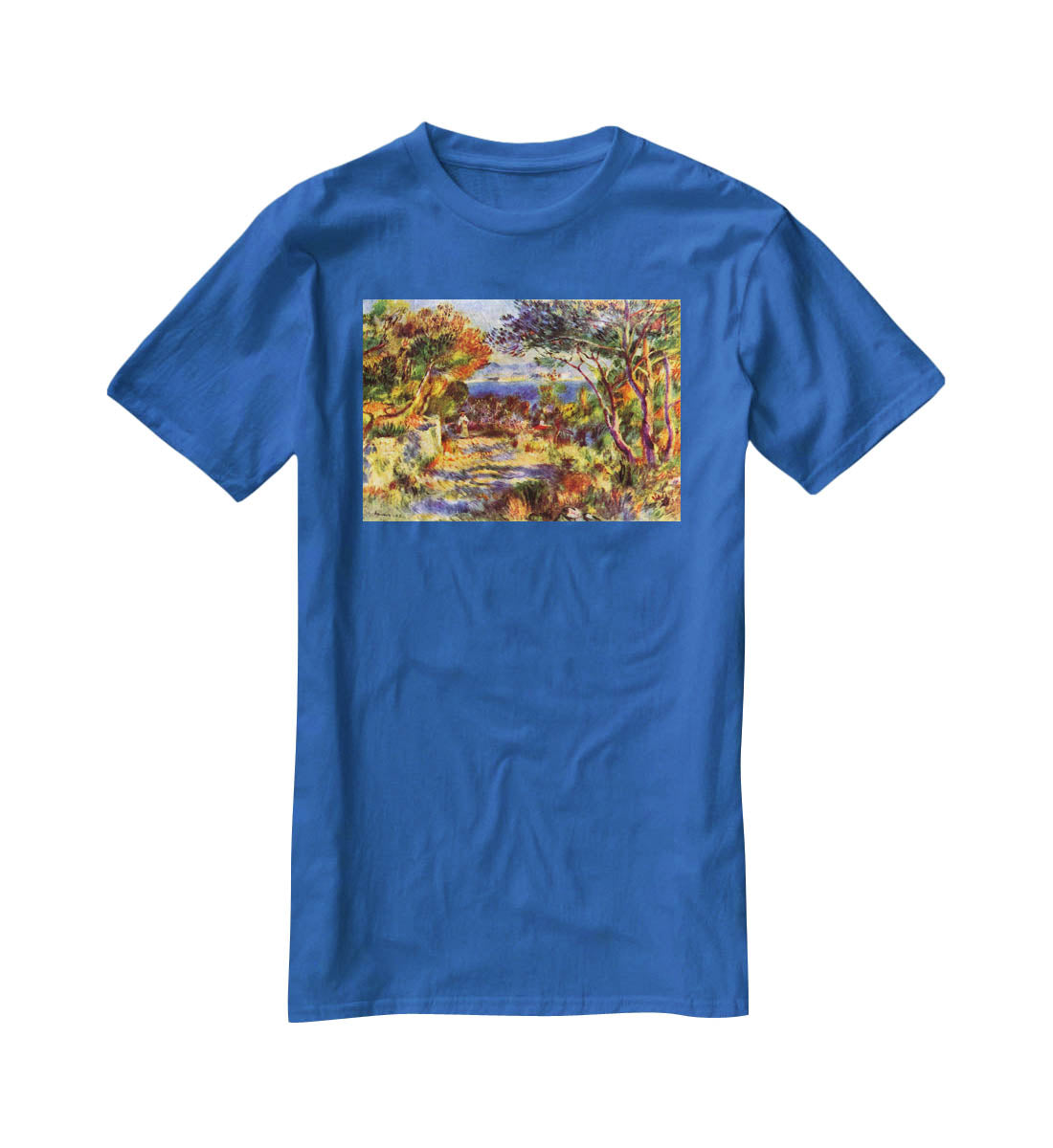 Le Staque by Renoir T-Shirt - Canvas Art Rocks - 2
