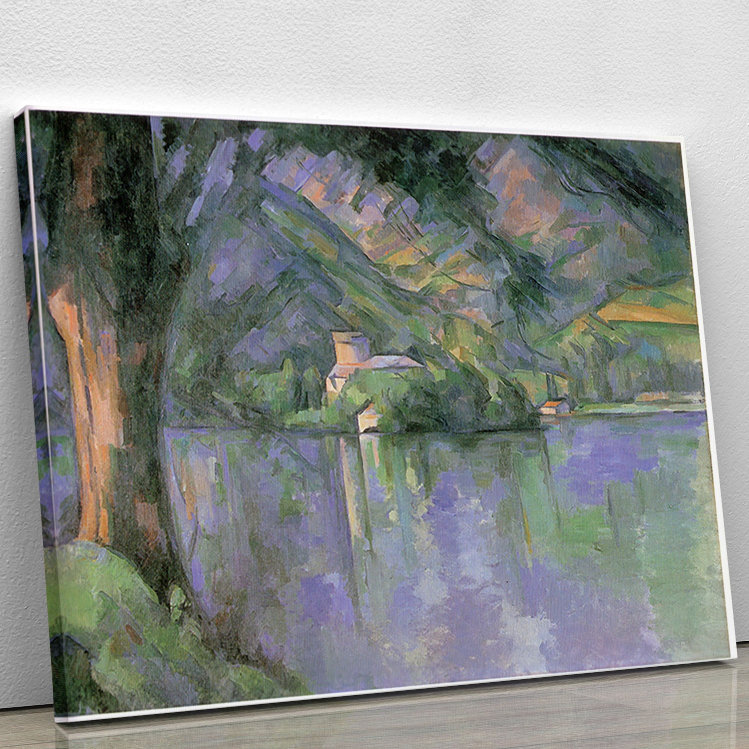 Le lac d Annecy 1896 by Cezanne Canvas Print or Poster - Canvas Art Rocks - 1