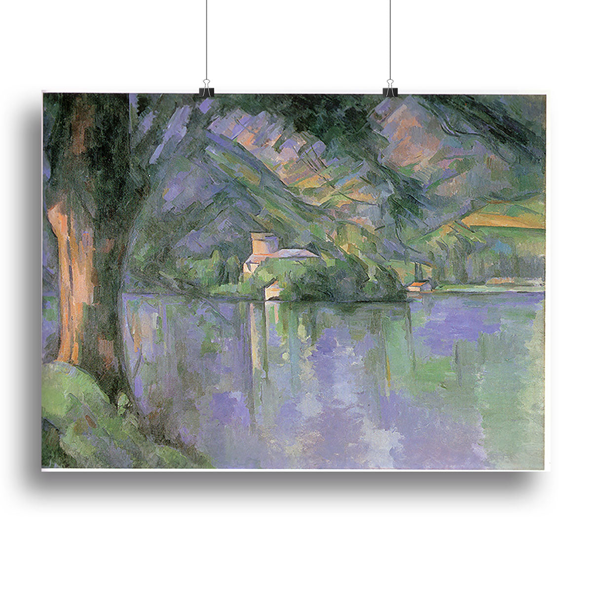 Le lac d Annecy 1896 by Cezanne Canvas Print or Poster - Canvas Art Rocks - 2