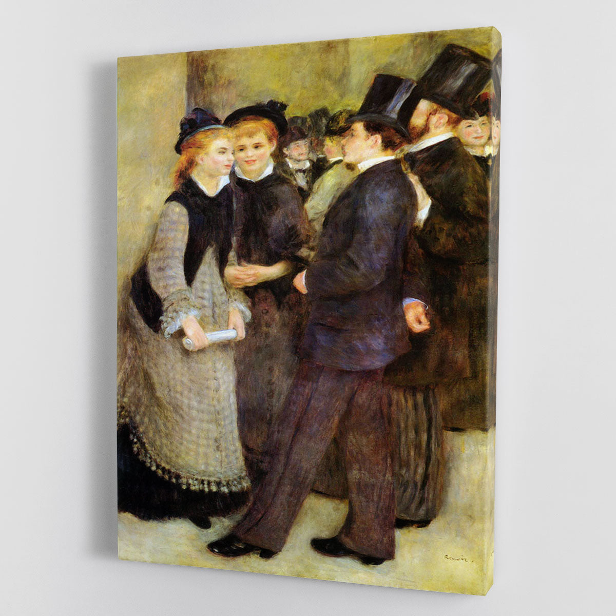Leaving The Conservatoire by Renoir Canvas Print or Poster - Canvas Art Rocks - 1