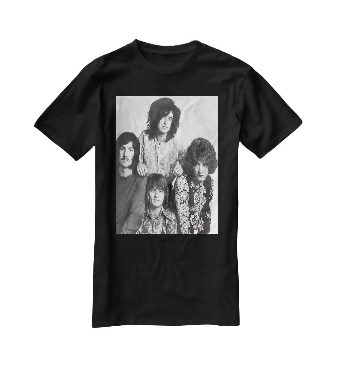 Led Zeppelin in 1969 T-Shirt - Canvas Art Rocks - 1