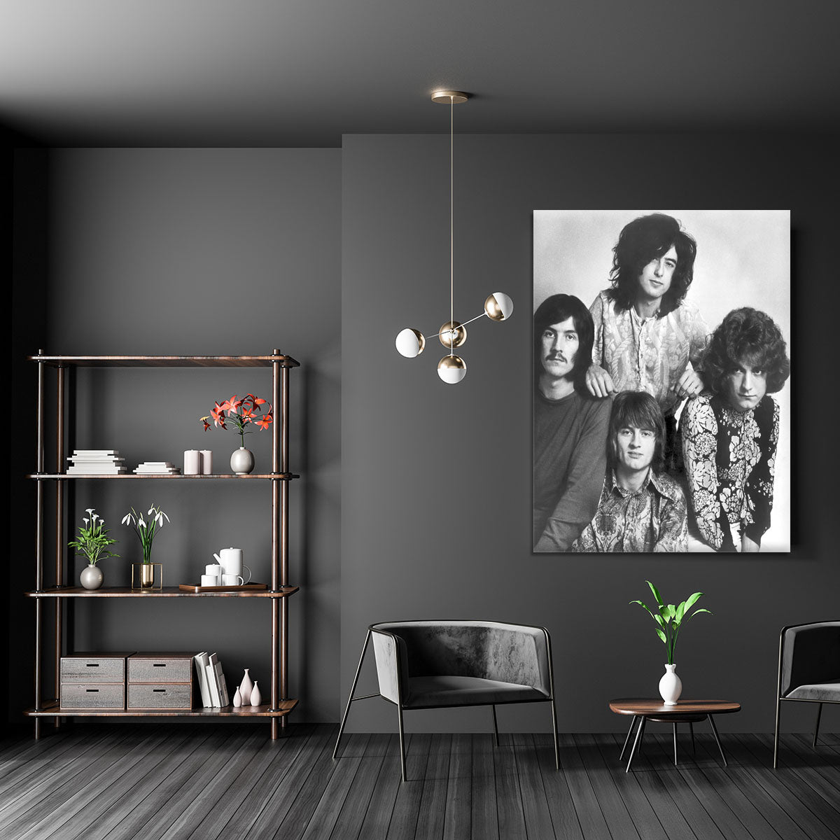 Led Zeppelin in 1969 Canvas Print or Poster - Canvas Art Rocks - 5