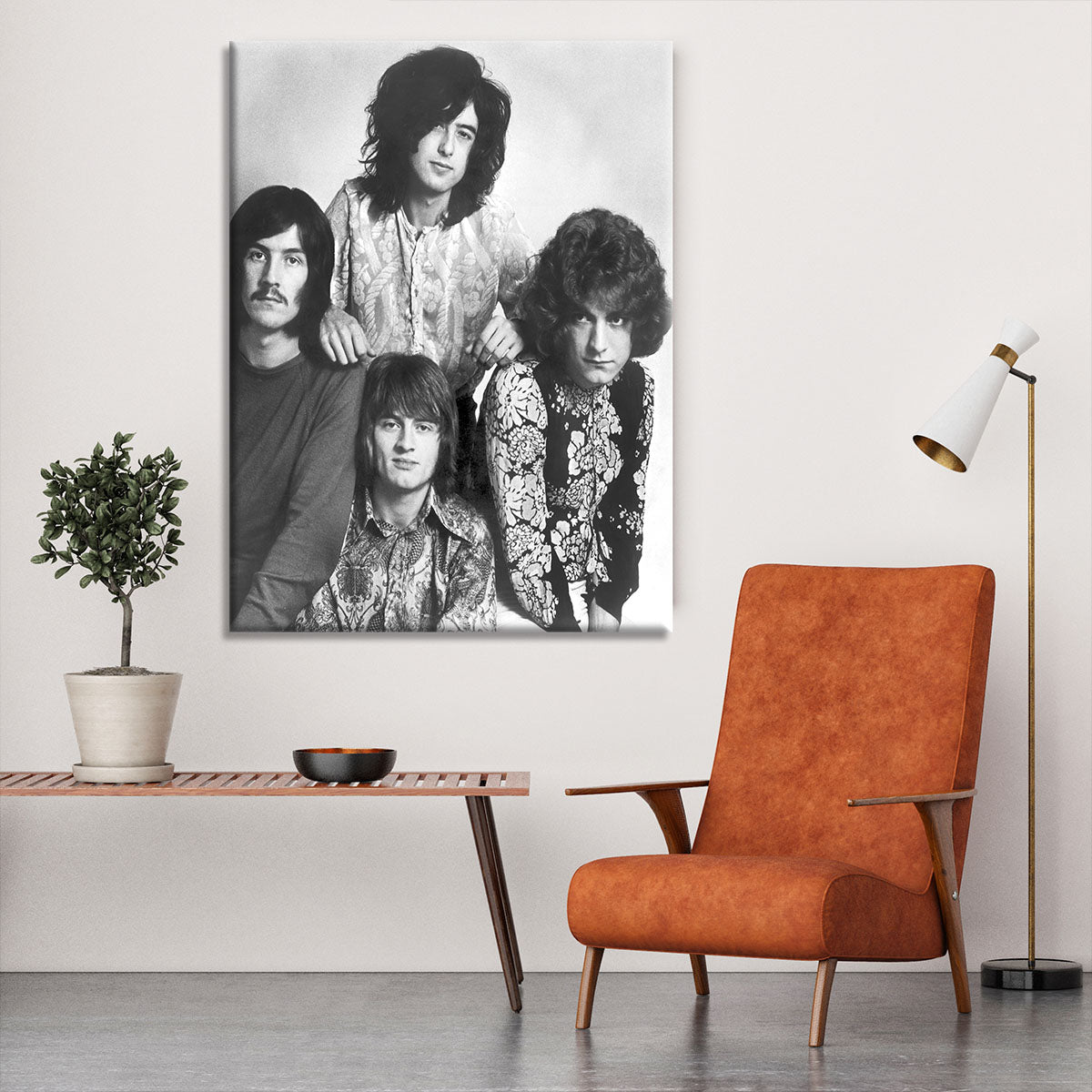 Led Zeppelin in 1969 Canvas Print or Poster - Canvas Art Rocks - 6