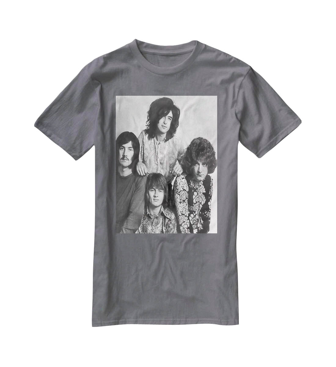 Led Zeppelin in 1969 T-Shirt - Canvas Art Rocks - 3