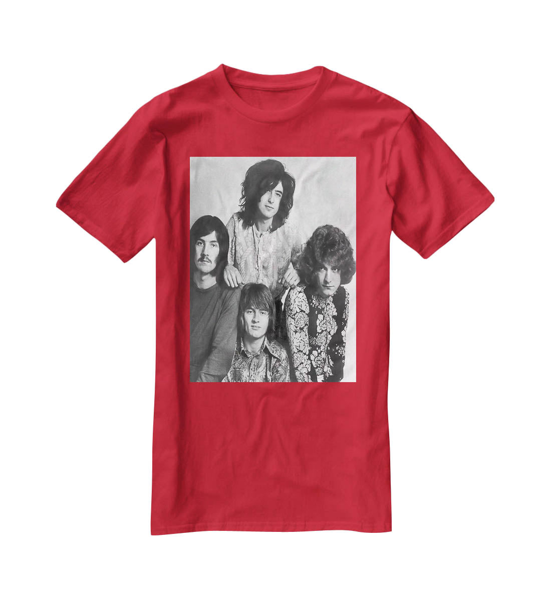 Led Zeppelin in 1969 T-Shirt - Canvas Art Rocks - 4