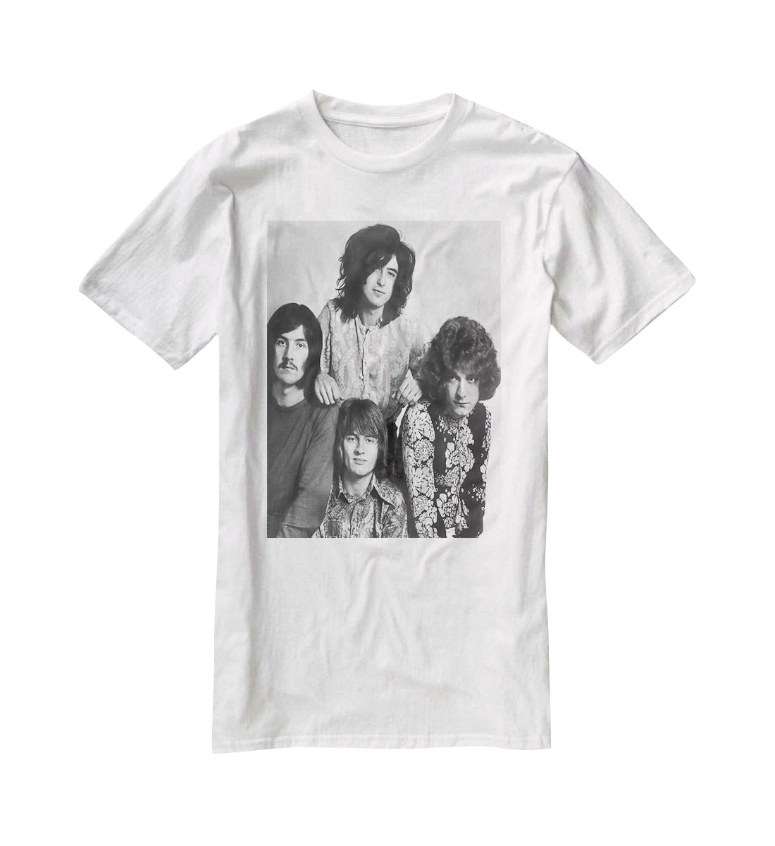 Led Zeppelin in 1969 T-Shirt - Canvas Art Rocks - 5
