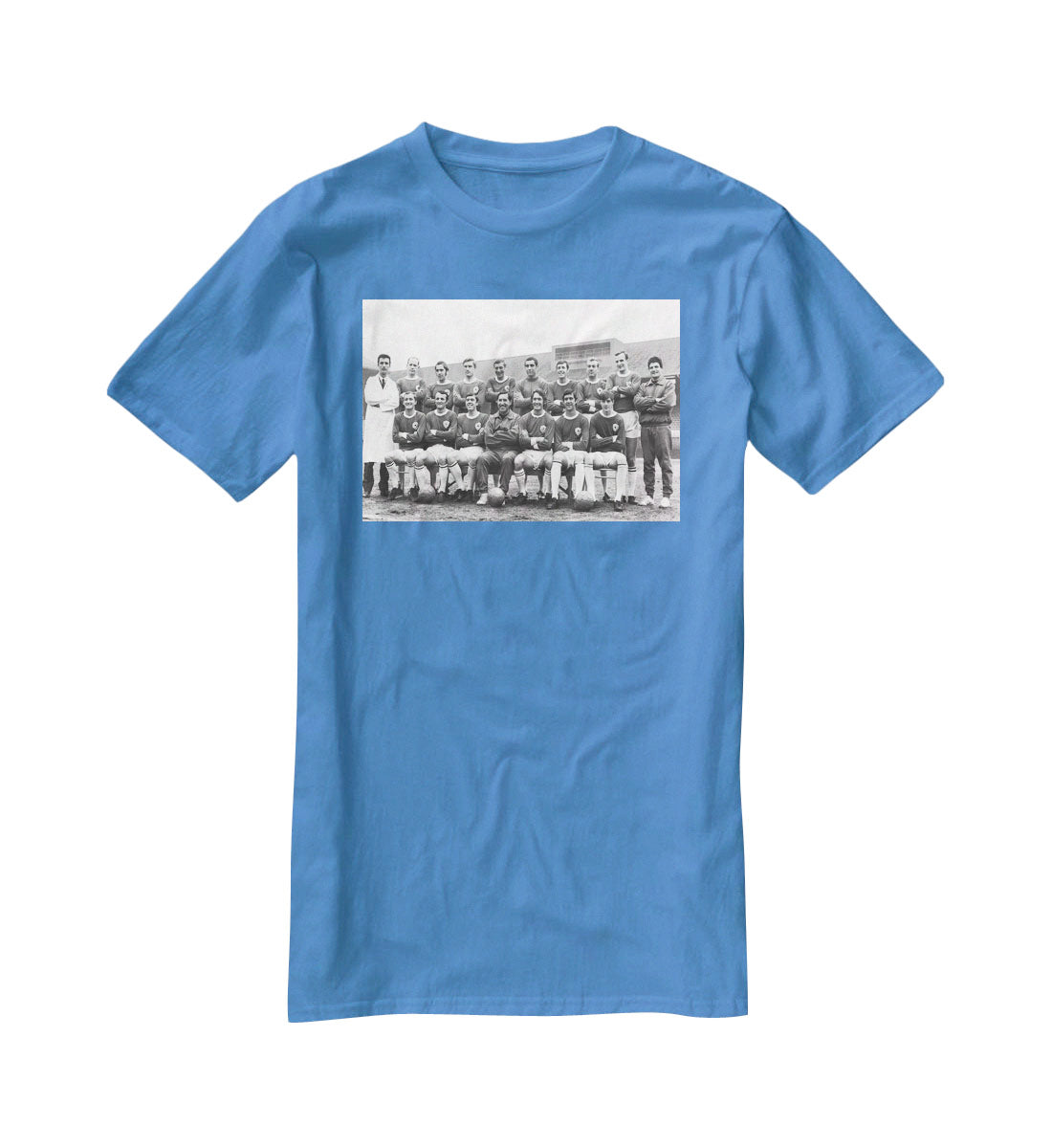 Leicester City Football Club Team Photo 1969 T-Shirt - Canvas Art Rocks - 2