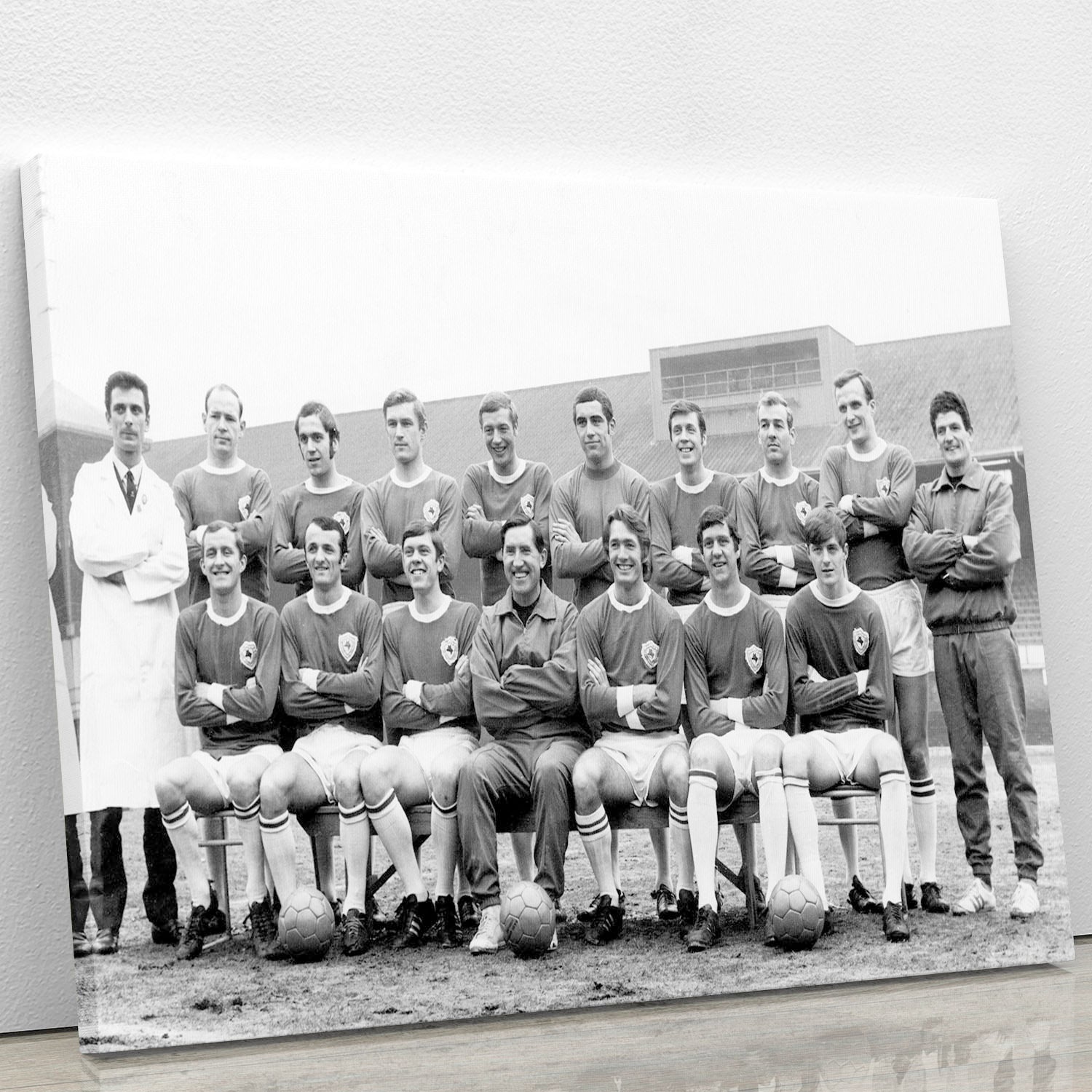 Leicester City Football Club Team Photo 1969 Canvas Print or Poster - Canvas Art Rocks - 1