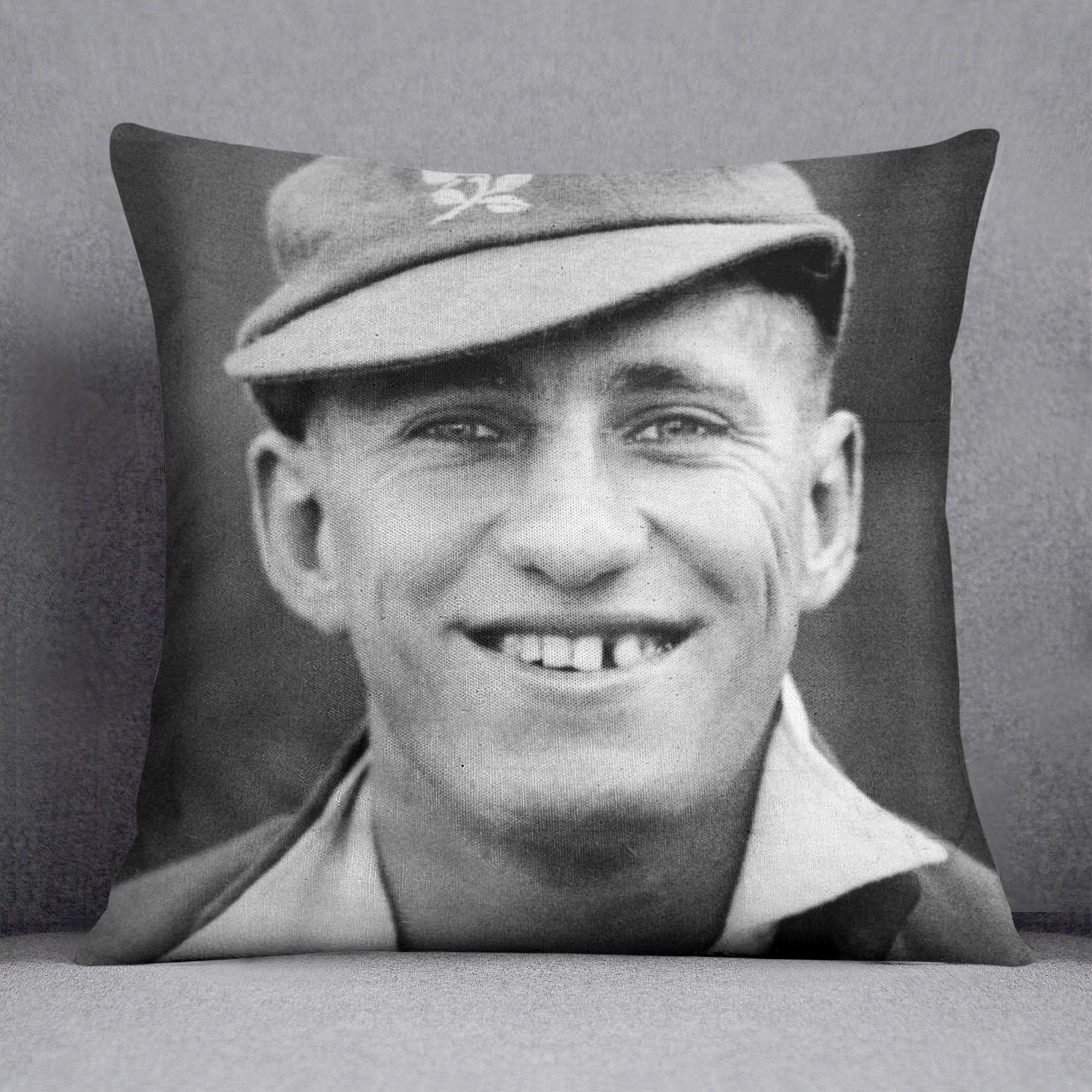 Len Hutton cricketer Cushion