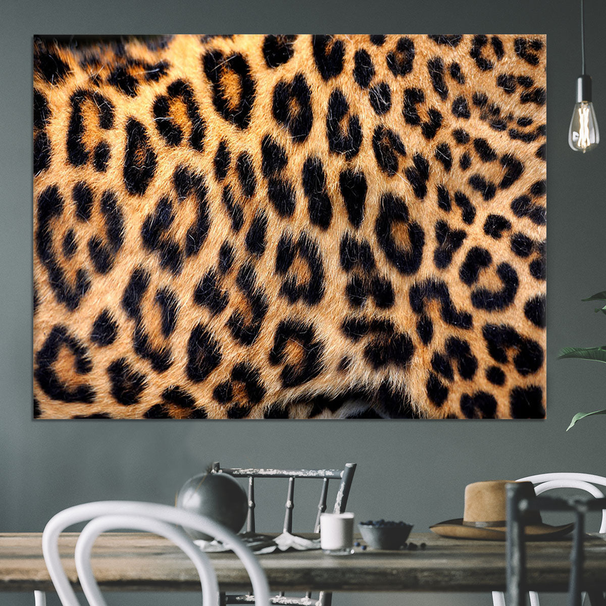 Leopard skin texture Canvas Print or Poster - Canvas Art Rocks - 3