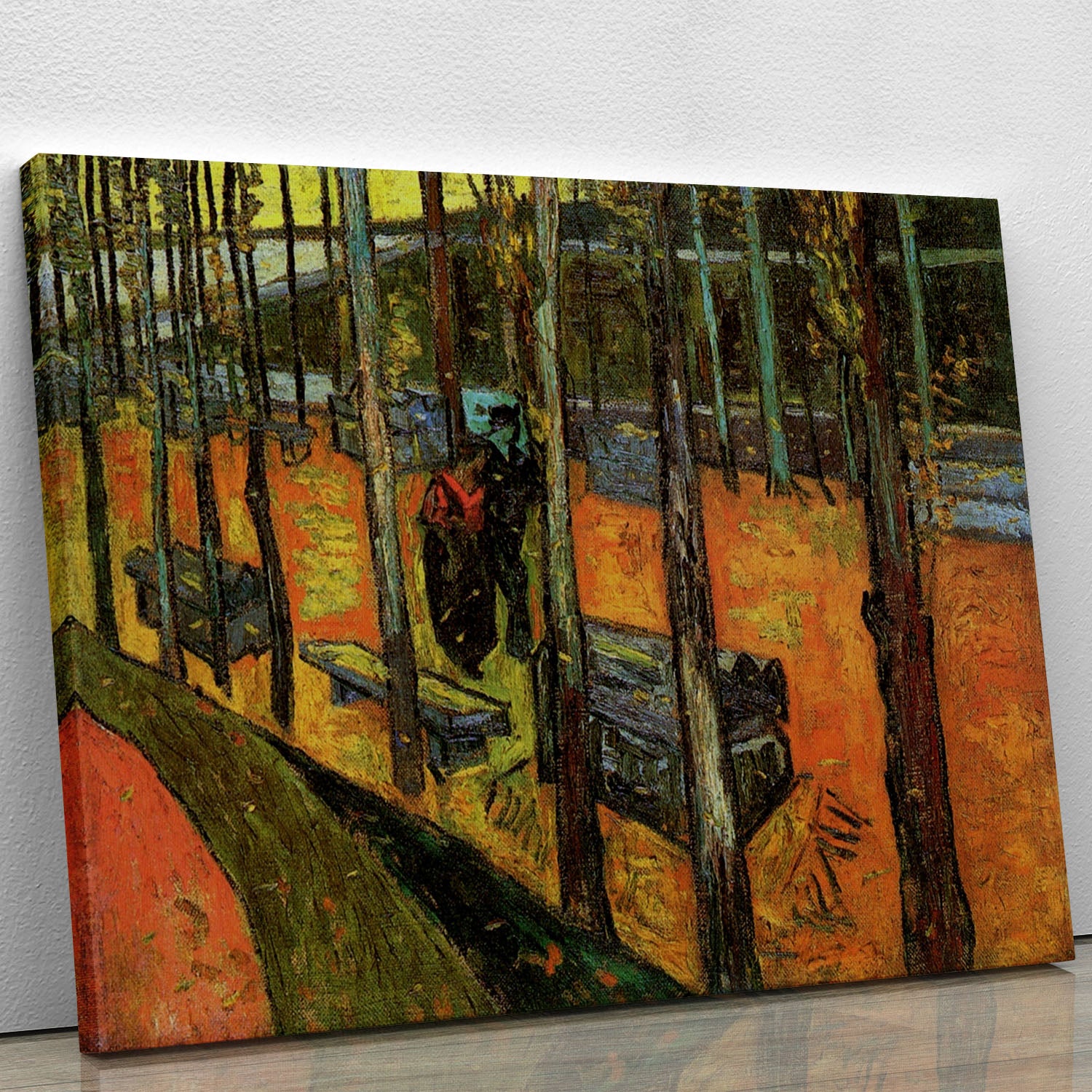 Les Alyscamps 2 by Van Gogh Canvas Print or Poster - Canvas Art Rocks - 1