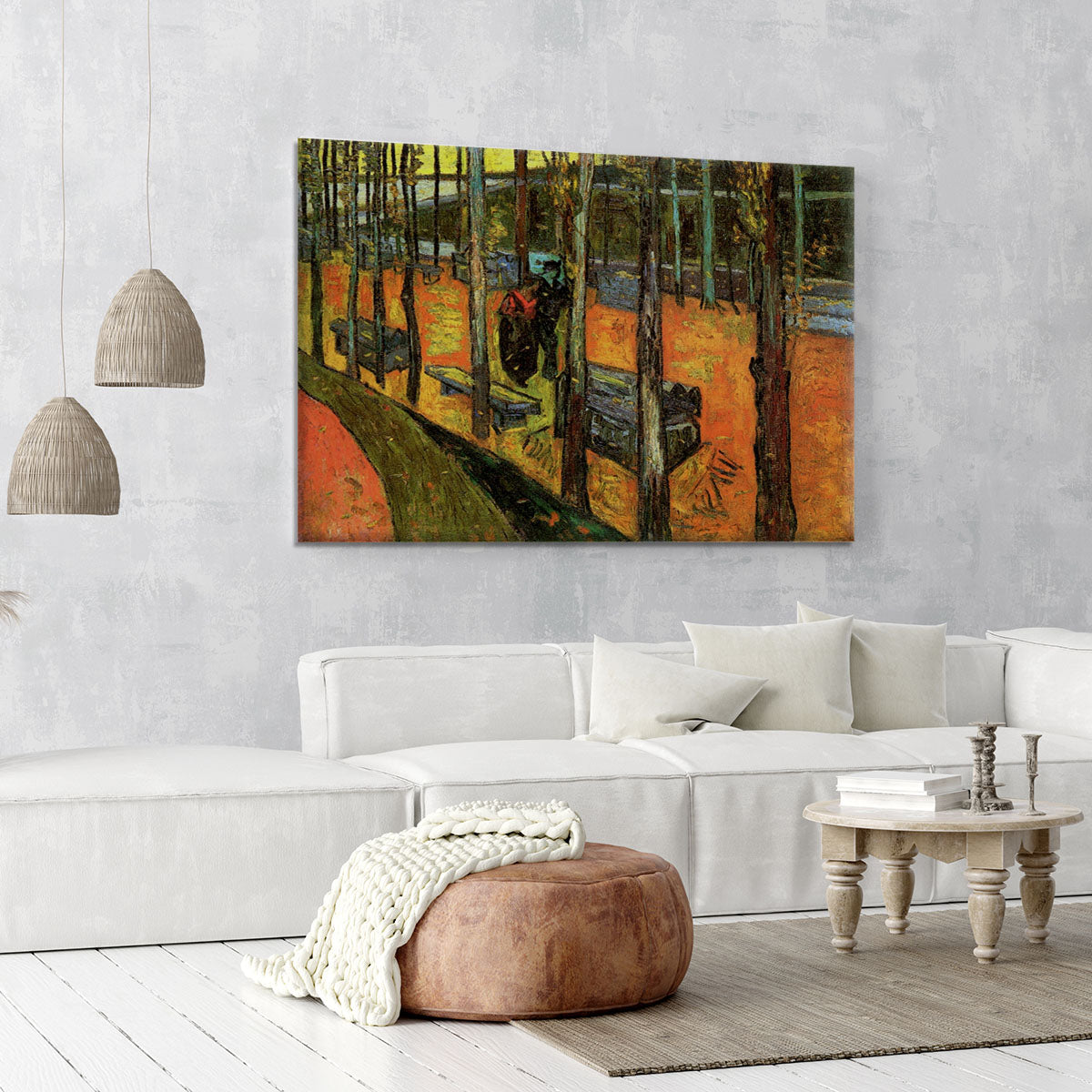 Les Alyscamps 2 by Van Gogh Canvas Print or Poster - Canvas Art Rocks - 6