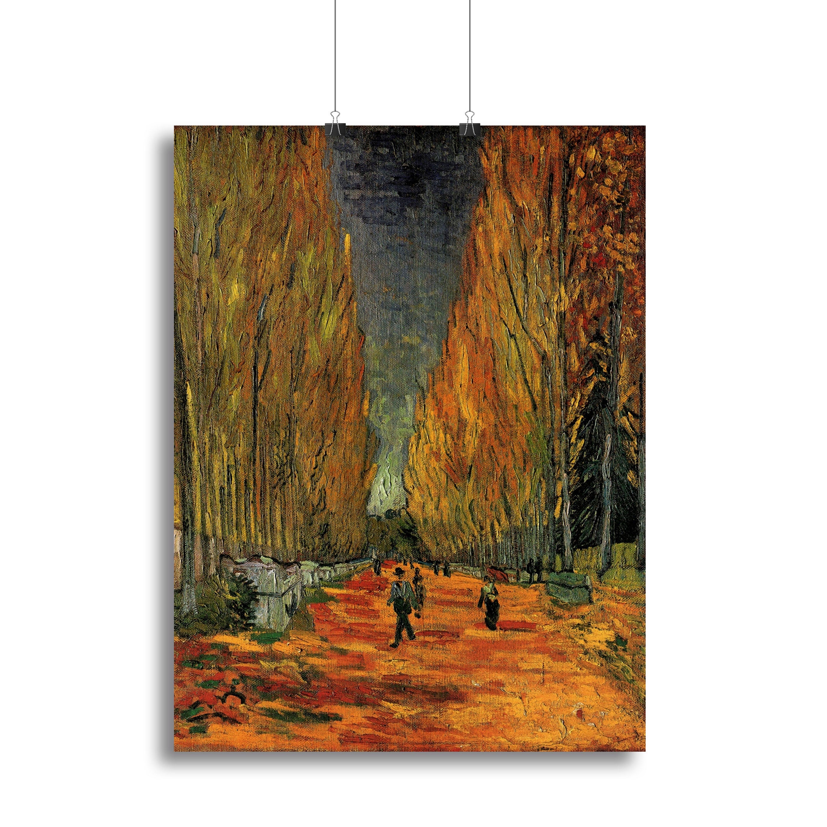 Les Alyscamps 3 by Van Gogh Canvas Print or Poster - Canvas Art Rocks - 2