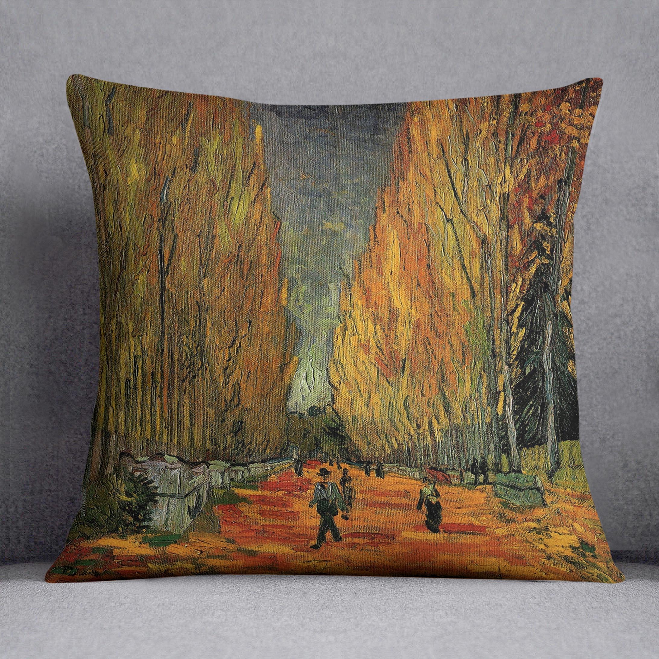Les Alyscamps 3 by Van Gogh Cushion