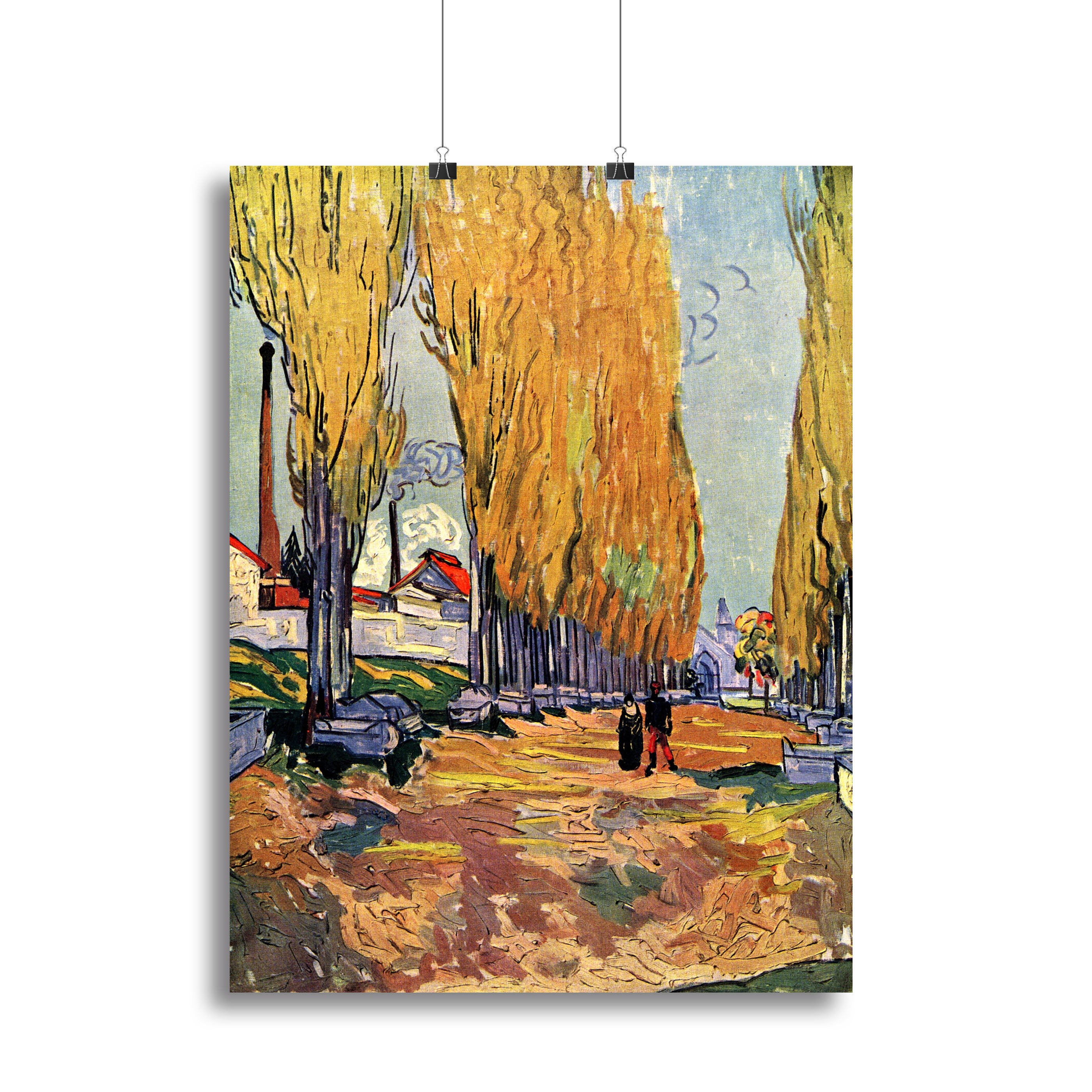 Les Alyscamps by Van Gogh Canvas Print or Poster - Canvas Art Rocks - 2