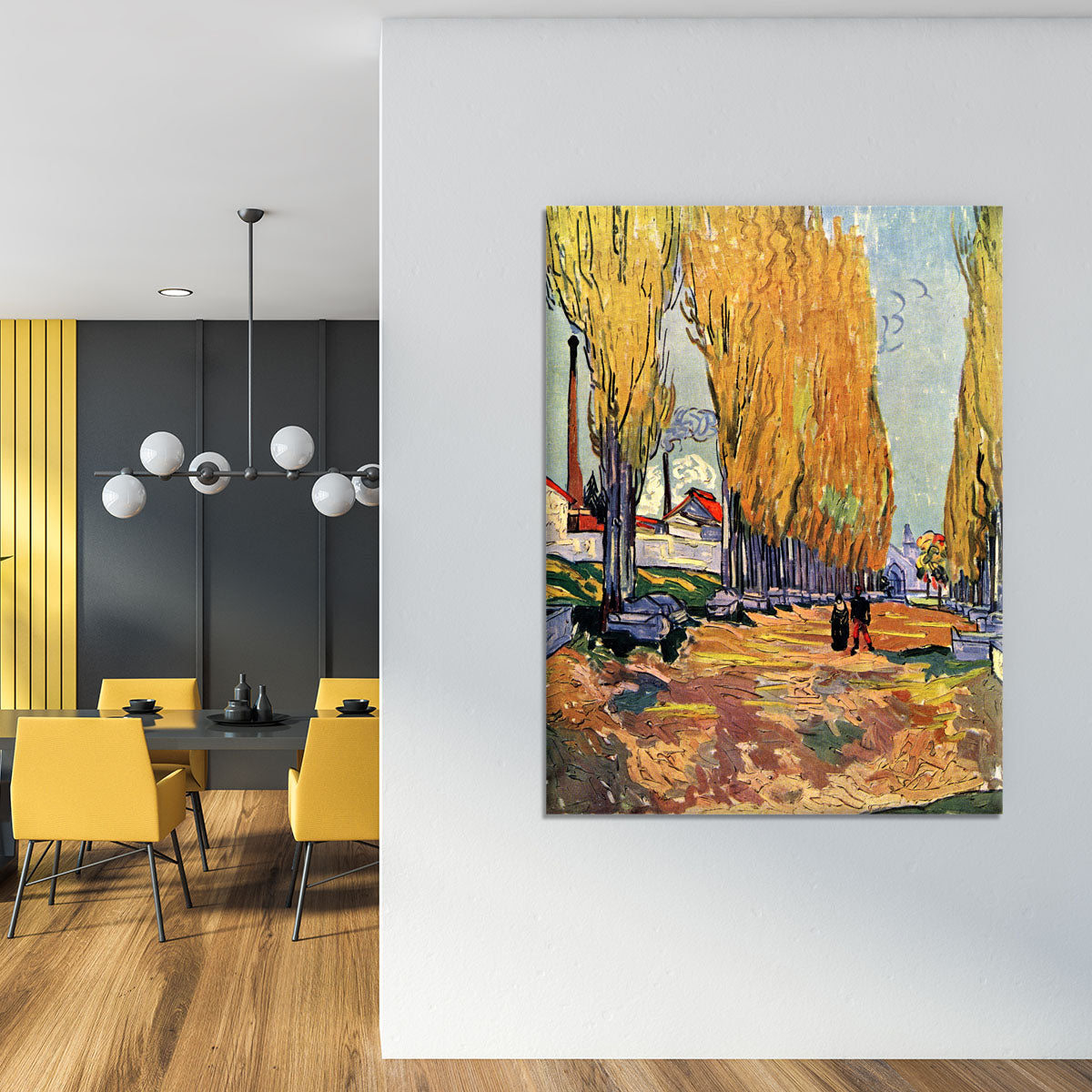 Les Alyscamps by Van Gogh Canvas Print or Poster - Canvas Art Rocks - 4