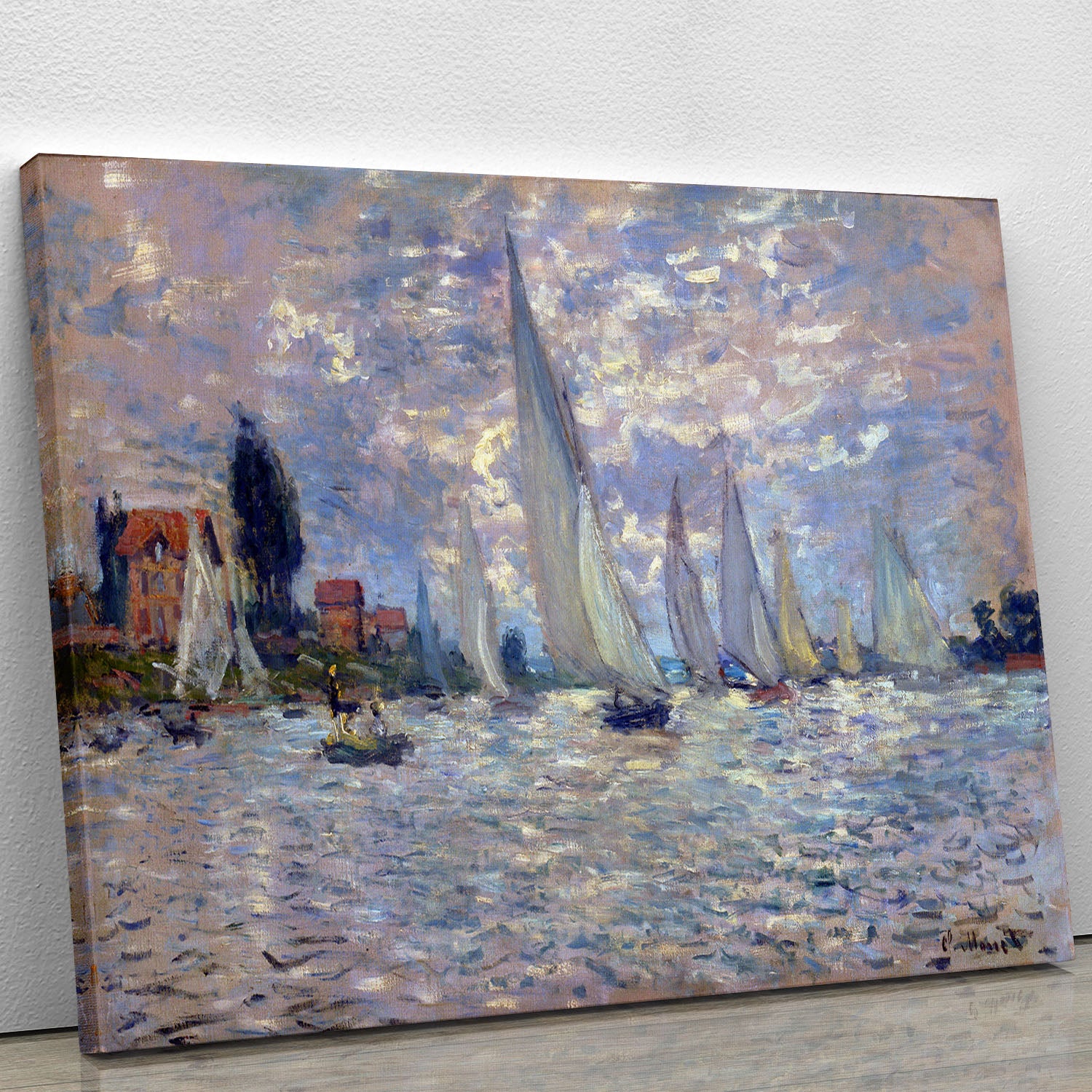 Les Barques by Monet Canvas Print or Poster - Canvas Art Rocks - 1