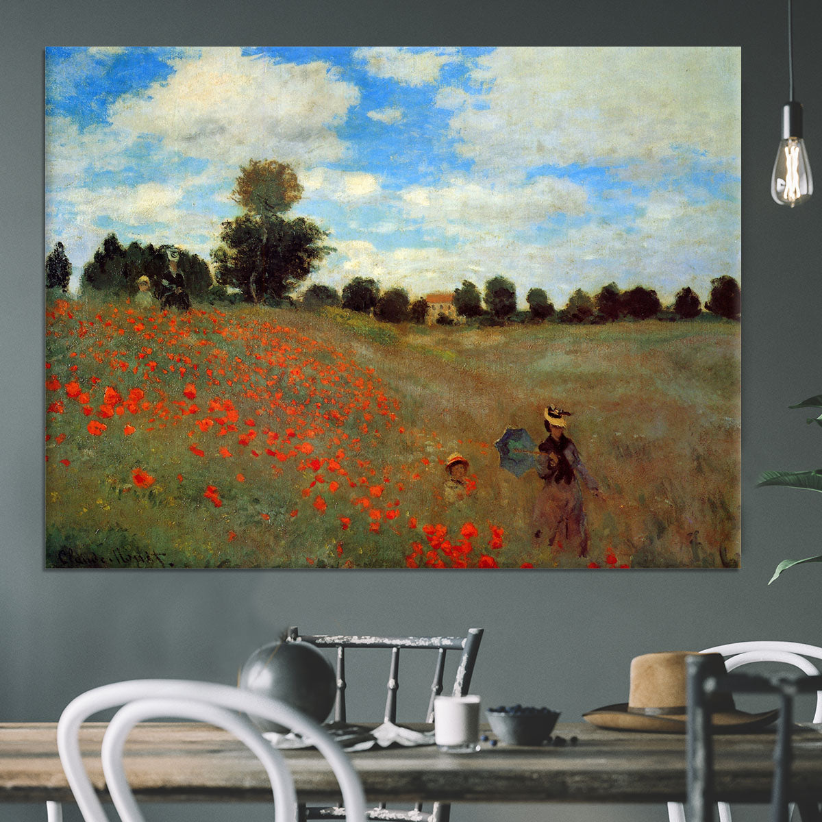 Les Coqueliquots Canvas Print or Poster - Canvas Art Rocks - 3