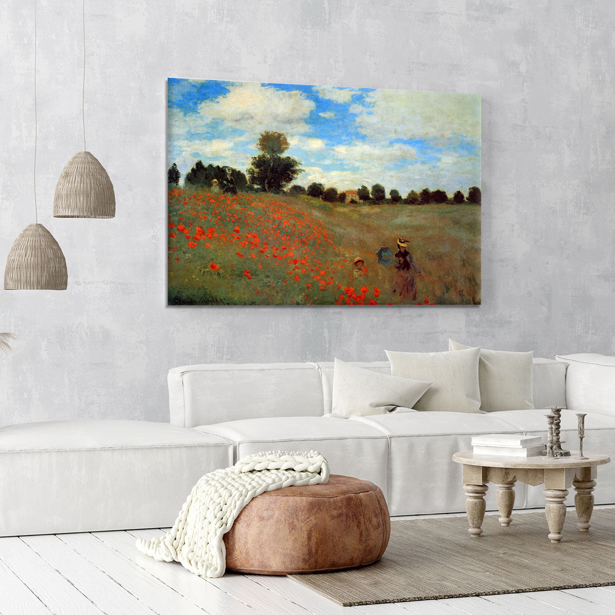 Les Coqueliquots Canvas Print or Poster - Canvas Art Rocks - 6