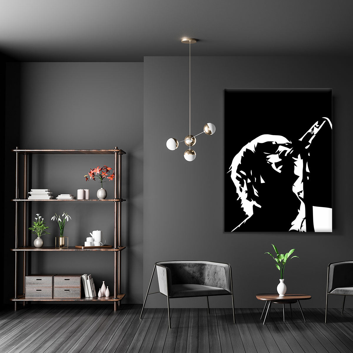 Liam Gallagher Oasis Canvas Print or Poster - Canvas Art Rocks - 5
