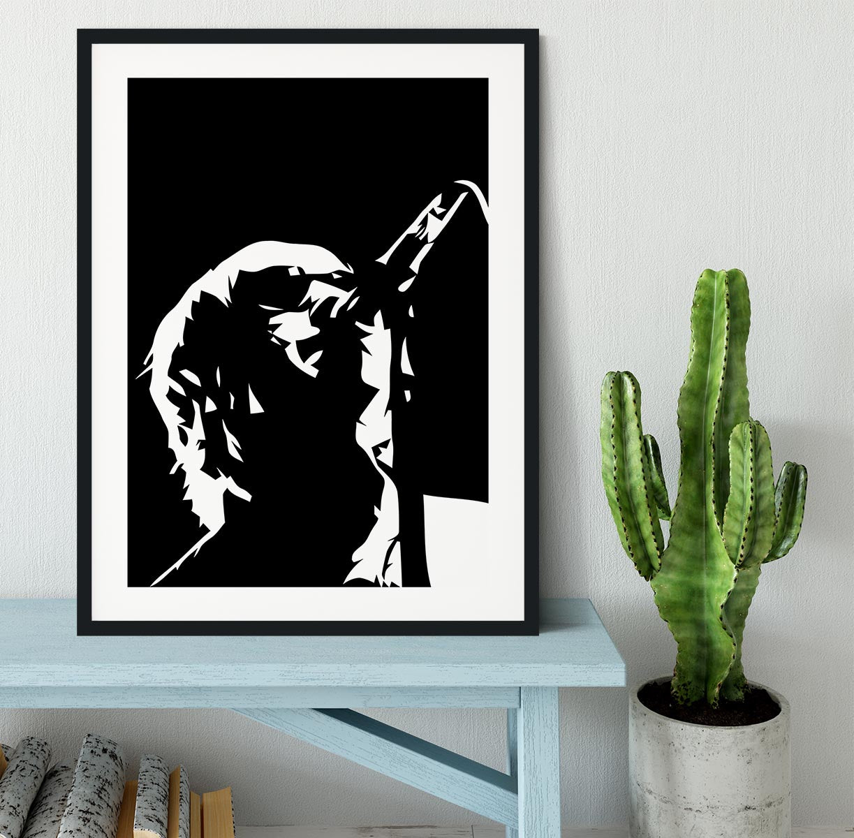 Liam Gallagher Oasis Framed Print - Canvas Art Rocks - 1