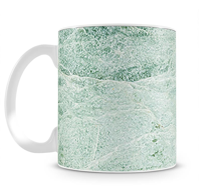 Light Green Cracked Marble Mug - Canvas Art Rocks - 1
