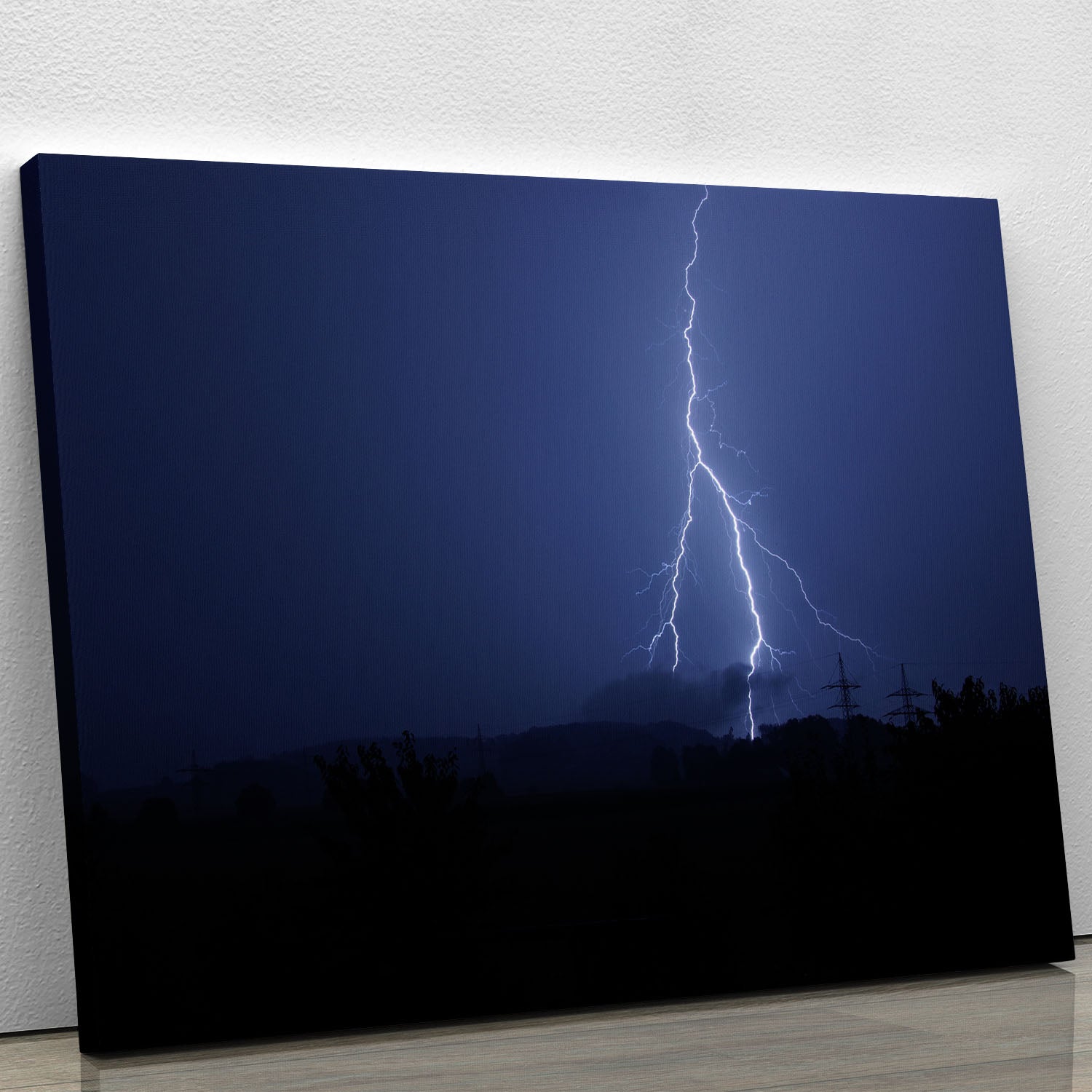 Lightning Flash Canvas Print or Poster - Canvas Art Rocks - 1
