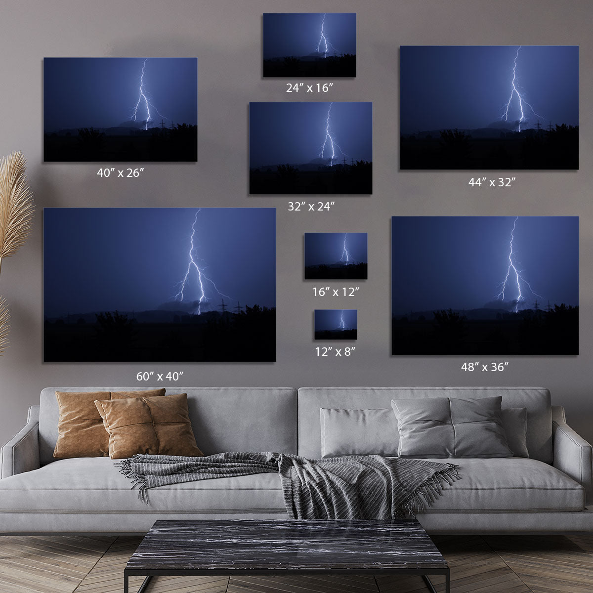 Lightning Flash Canvas Print or Poster - Canvas Art Rocks - 7