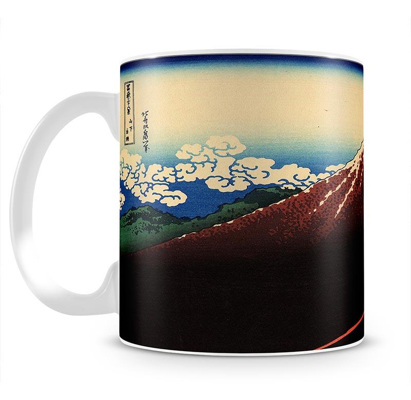 Lightning below the summit by Hokusai Mug - Canvas Art Rocks - 2