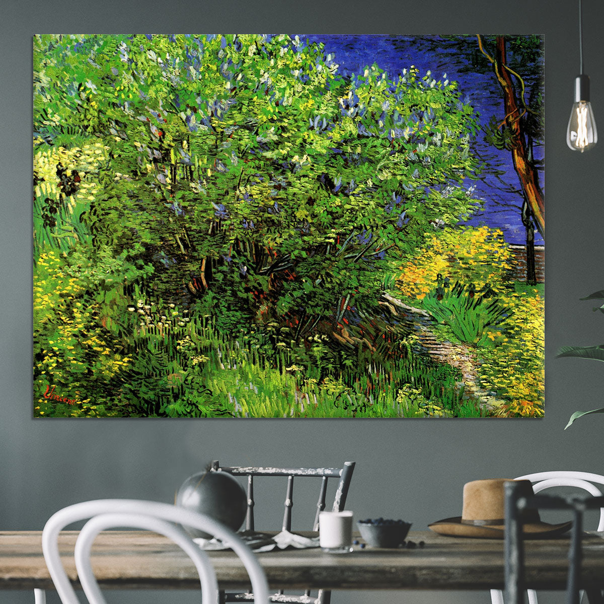 Lilacs by Van Gogh Canvas Print or Poster - Canvas Art Rocks - 3