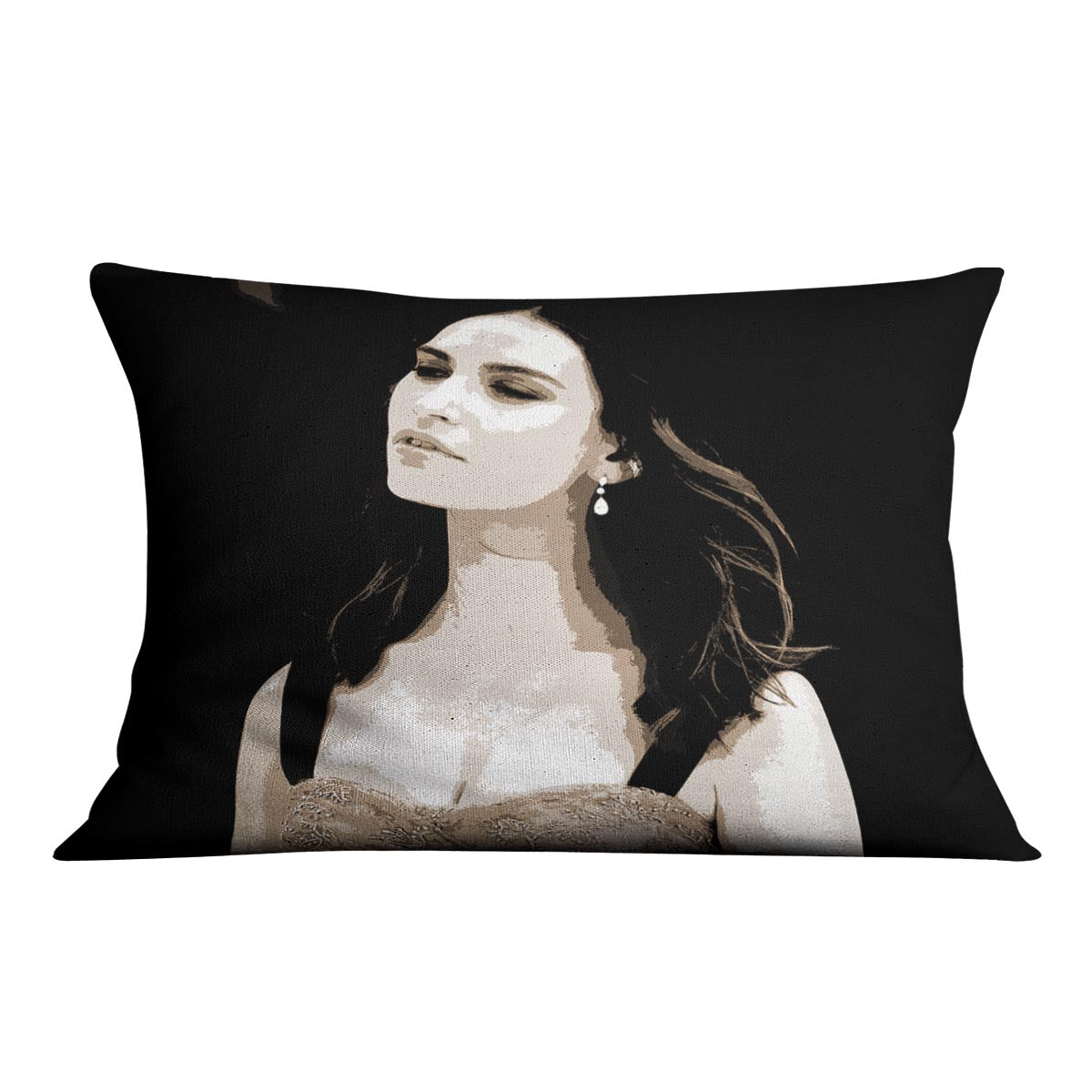 Lily James Baby Driver Pop Art Cushion