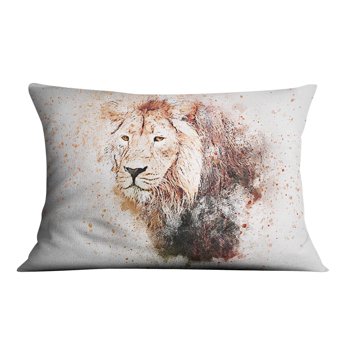 Lion Splatter Cushion