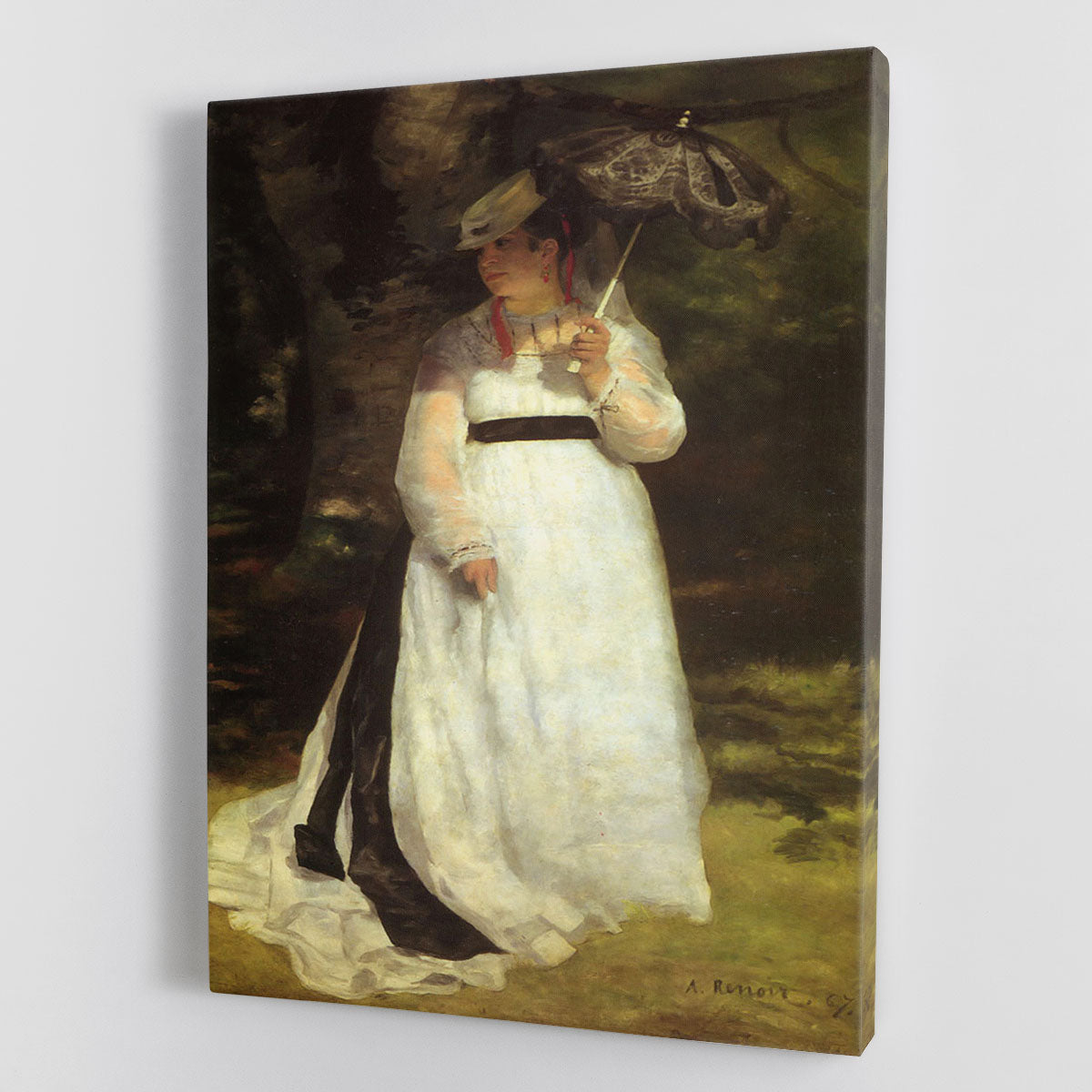 Lise with an Umbrella by Renoir Canvas Print or Poster - Canvas Art Rocks - 1