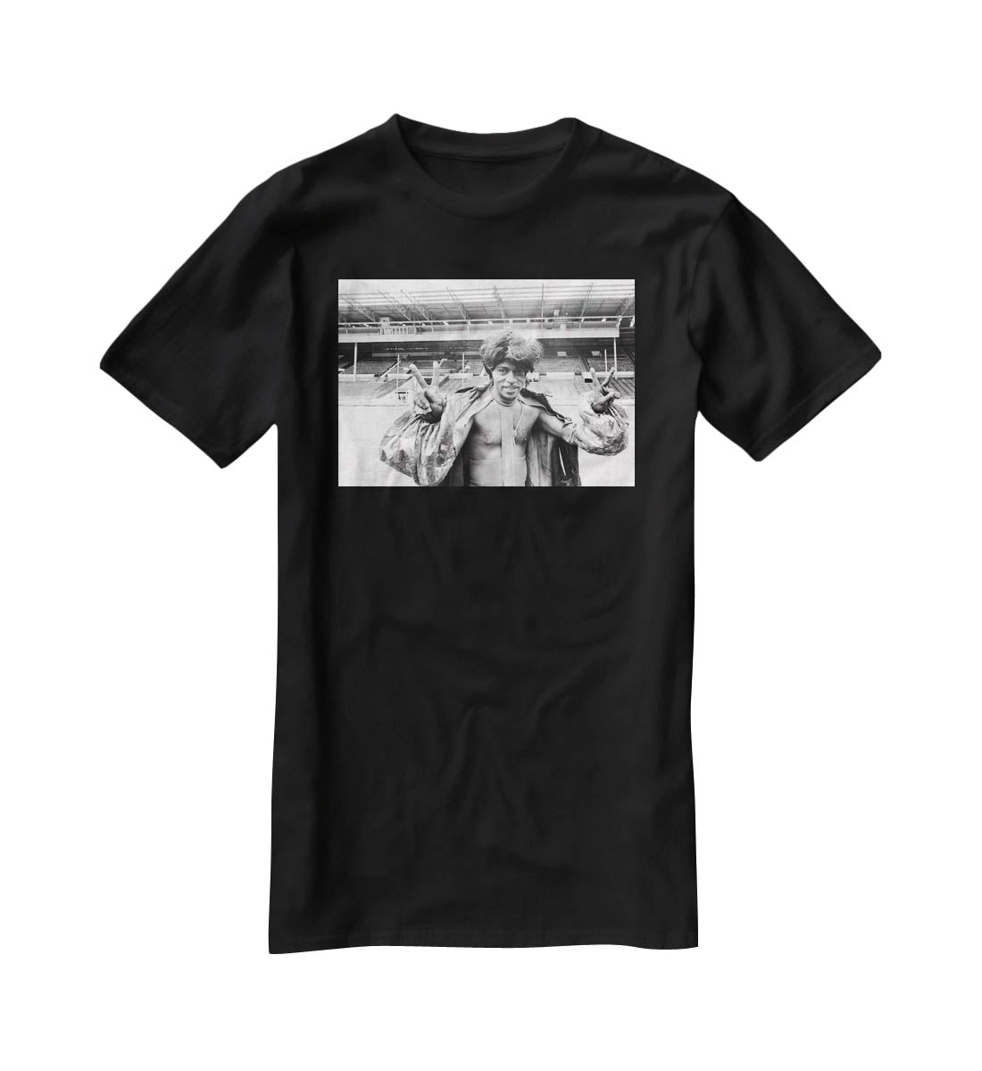 Little Richard at Wembley Stadium T-Shirt - Canvas Art Rocks - 1