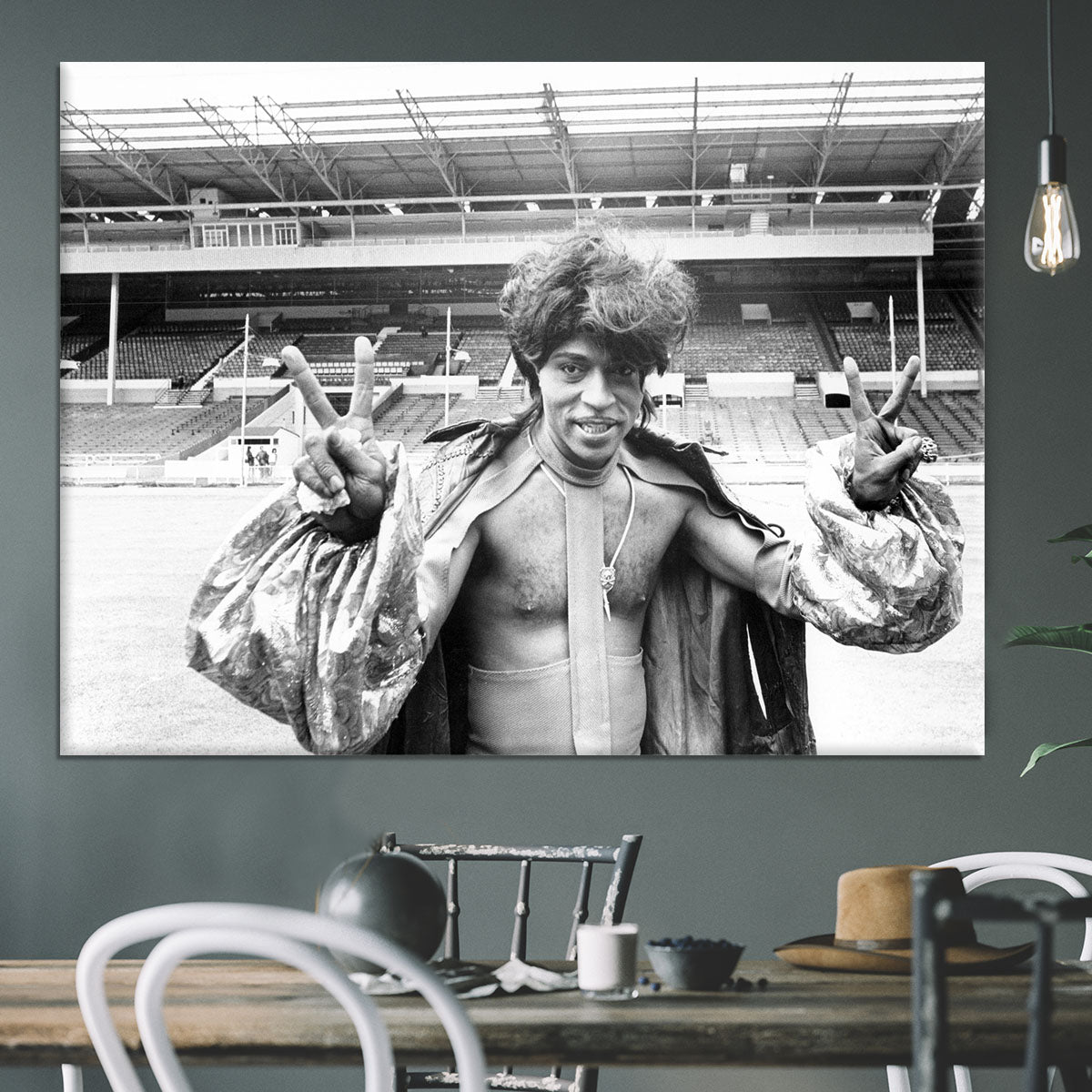 Little Richard at Wembley Stadium Canvas Print or Poster - Canvas Art Rocks - 3