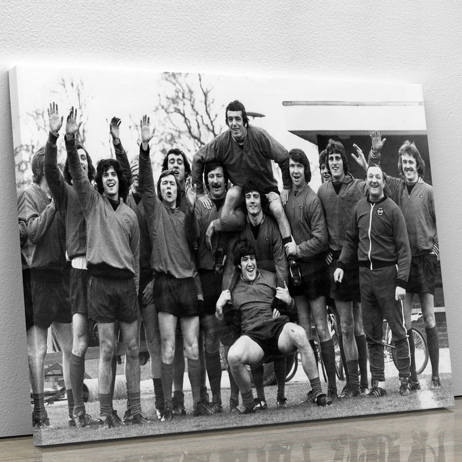 Liverpool FC At Melwood Training Ground 1975 Canvas Print or Poster - Canvas Art Rocks - 1
