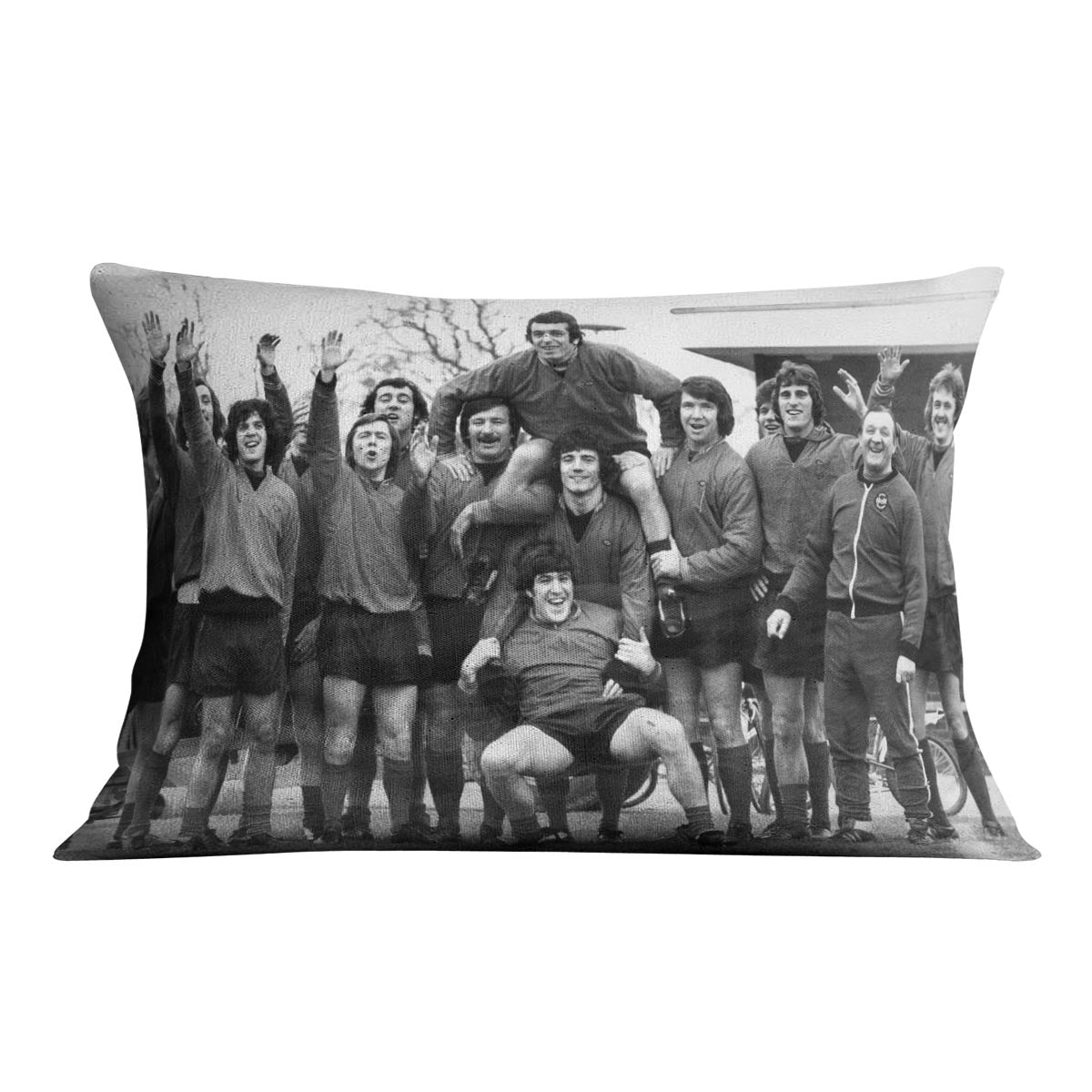 Liverpool FC At Melwood Training Ground 1975 Cushion