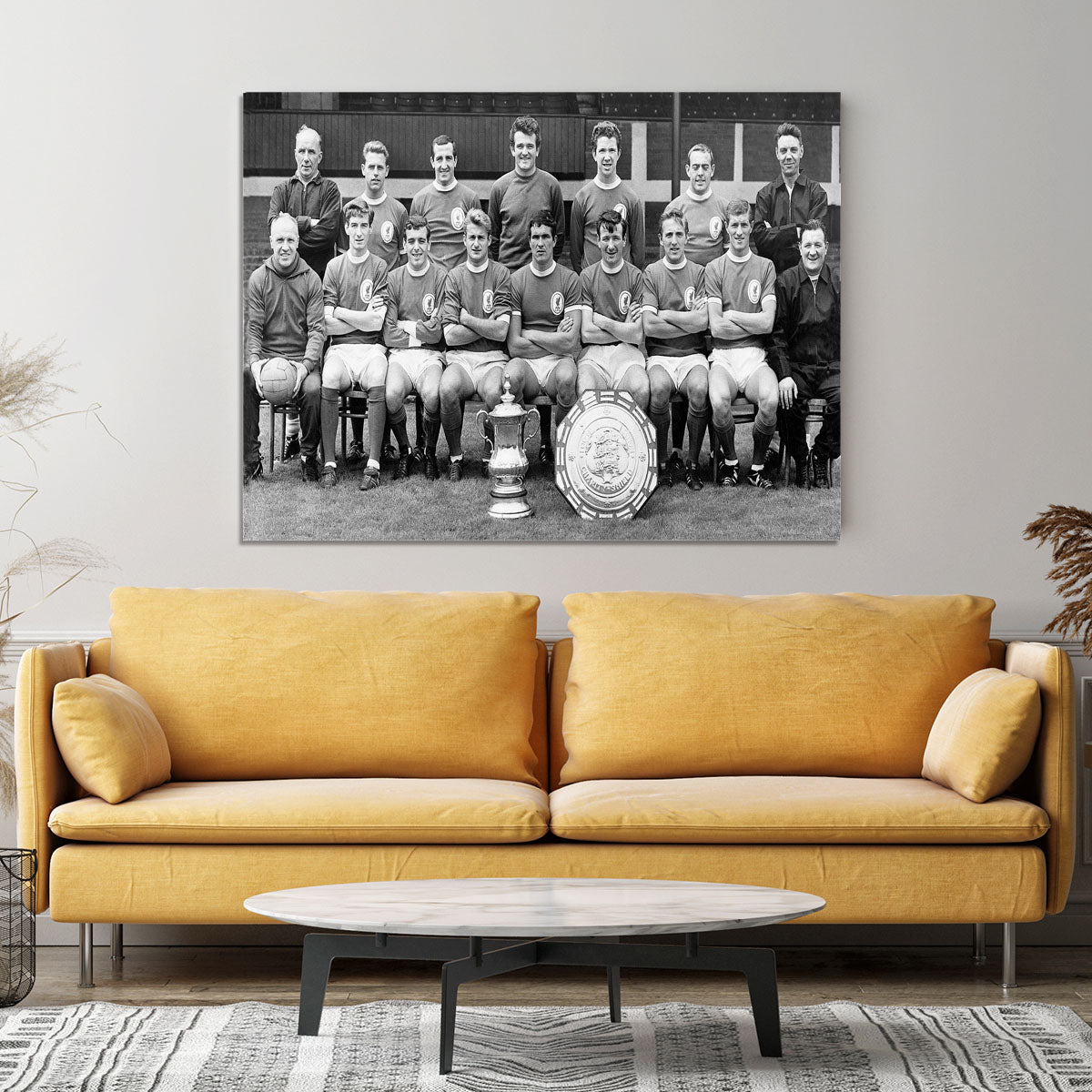Liverpool Football Club With The FA Cup And The Charity Shield 1965 Canvas Print or Poster - Canvas Art Rocks - 4