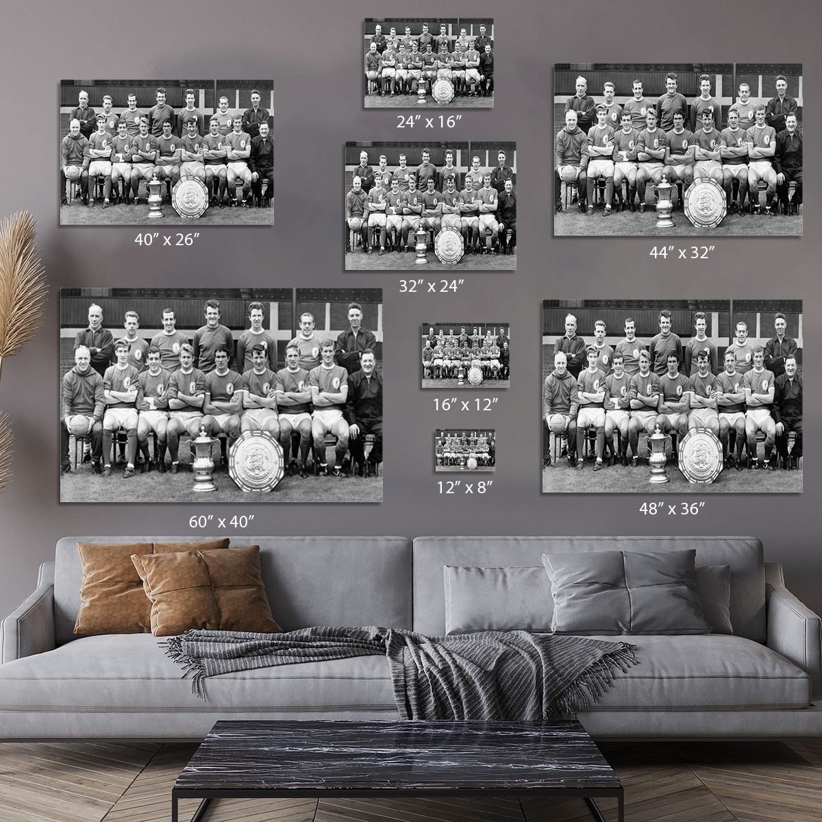 Liverpool Football Club With The FA Cup And The Charity Shield 1965 Canvas Print or Poster - Canvas Art Rocks - 7
