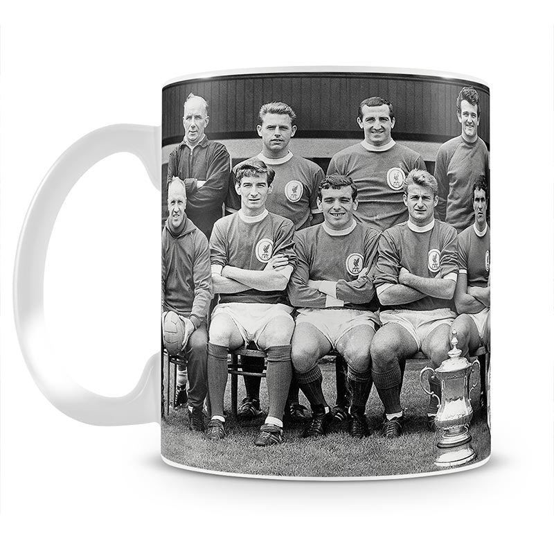 Liverpool Football Club With The FA Cup And The Charity Shield 1965 Mug - Canvas Art Rocks - 1