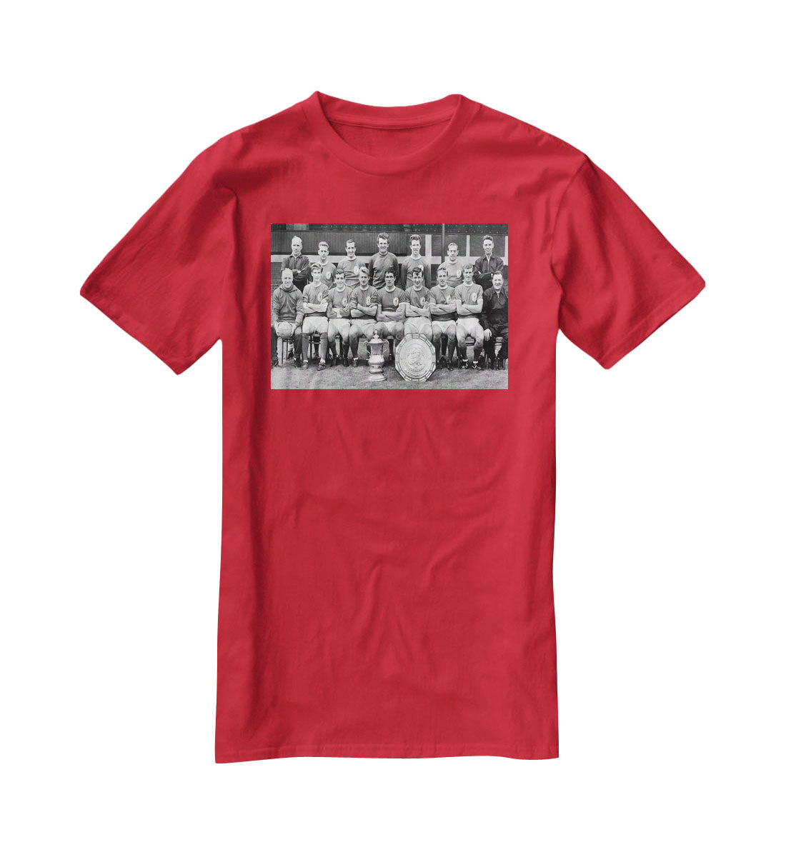 Liverpool Football Club With The FA Cup And The Charity Shield 1965 T-Shirt - Canvas Art Rocks - 4