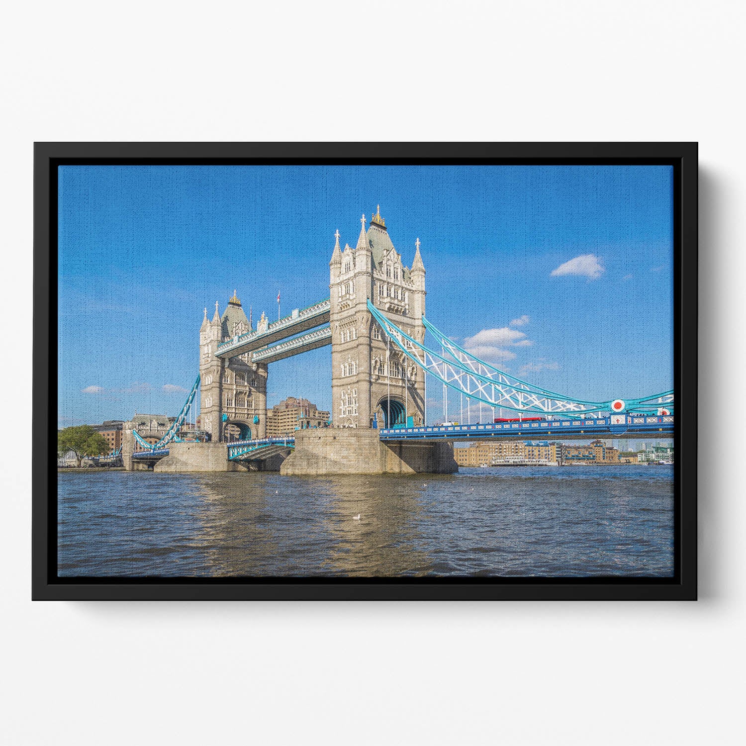 London Tower Bridge Floating Framed Canvas