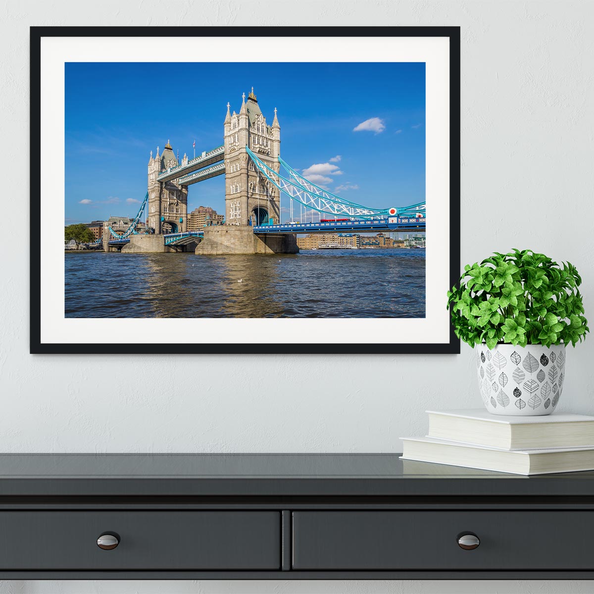 London Tower Bridge Framed Print - Canvas Art Rocks - 1