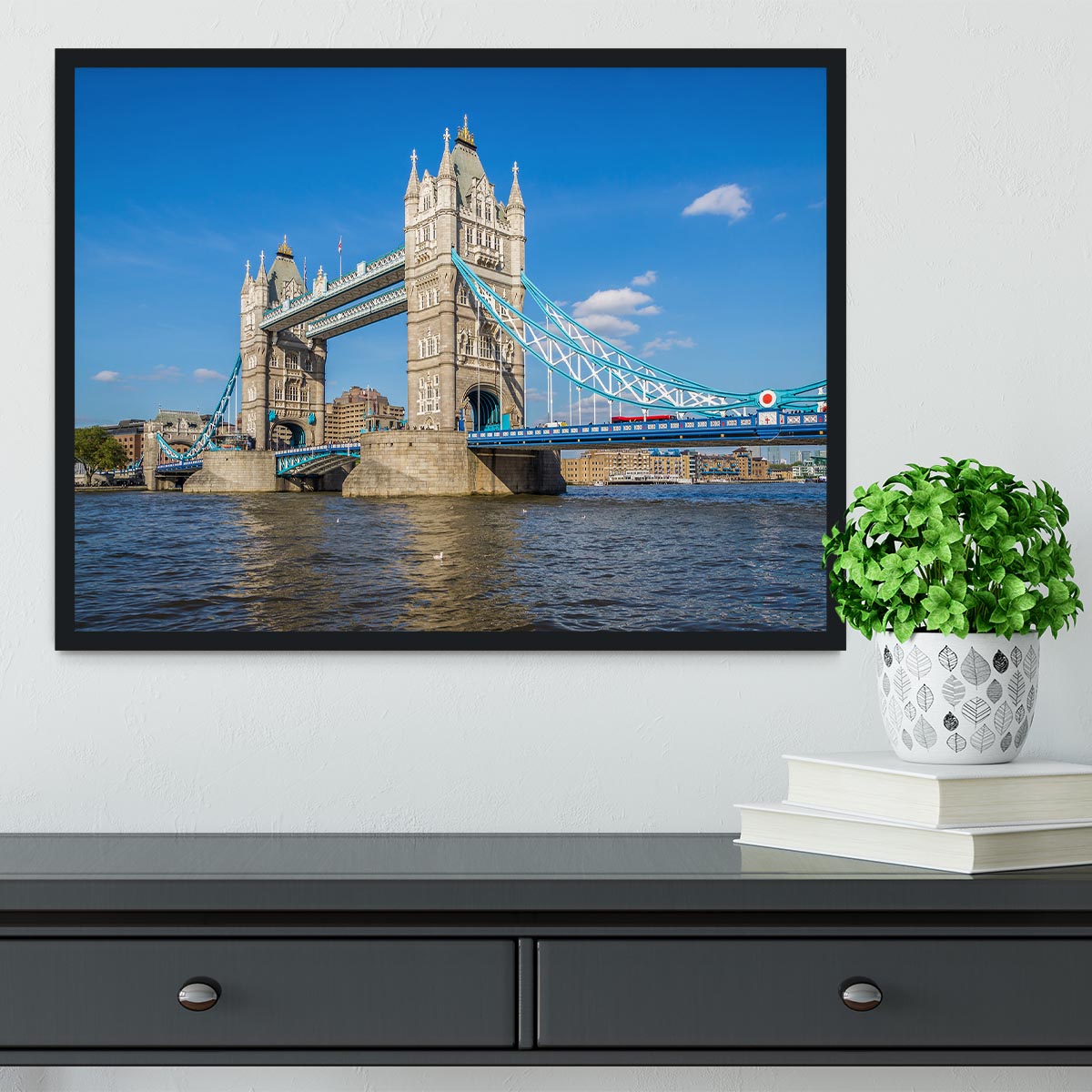London Tower Bridge Framed Print - Canvas Art Rocks - 2