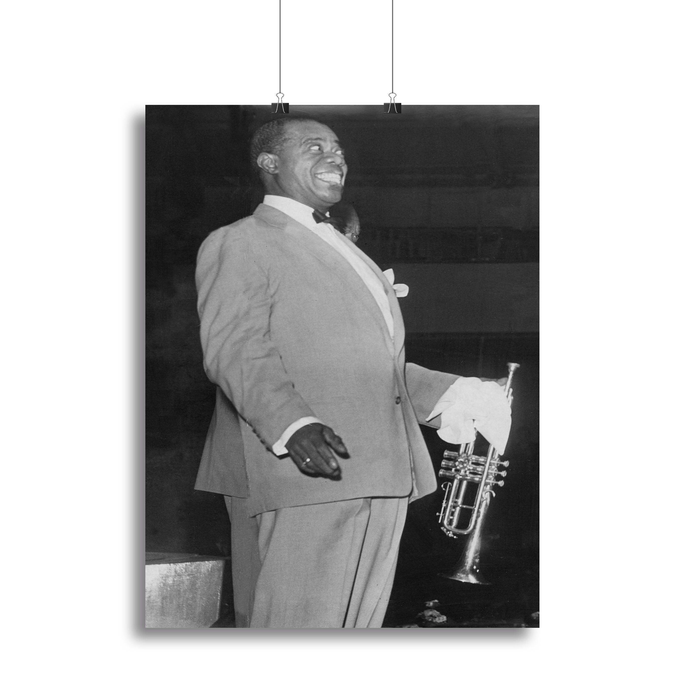 Louis Armstrong in concert Canvas Print or Poster - Canvas Art Rocks - 2