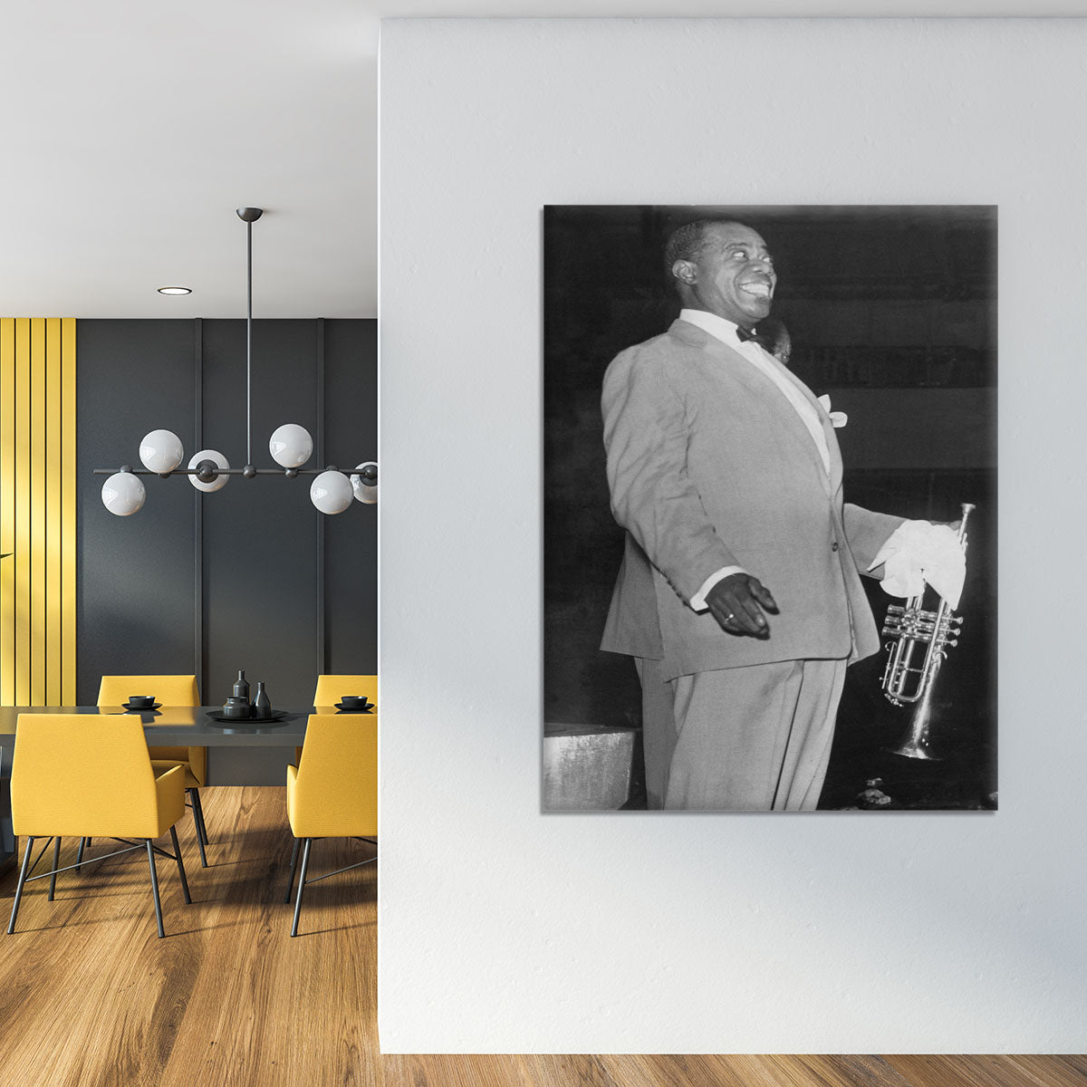 Louis Armstrong in concert Canvas Print or Poster - Canvas Art Rocks - 4