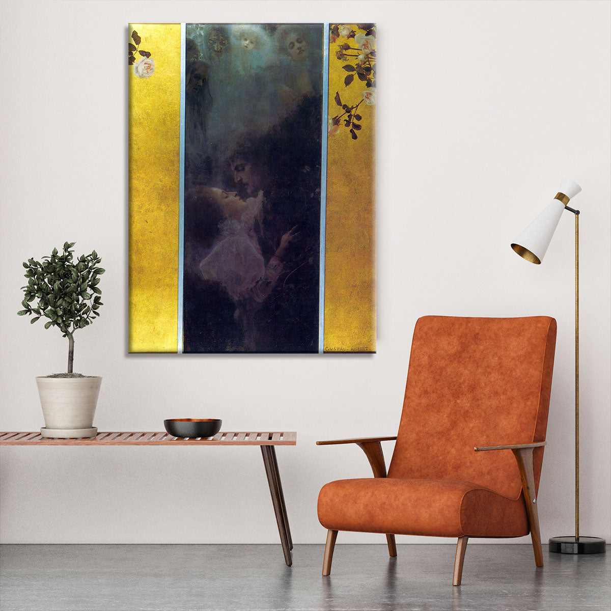 Love by Klimt Canvas Print or Poster - Canvas Art Rocks - 6